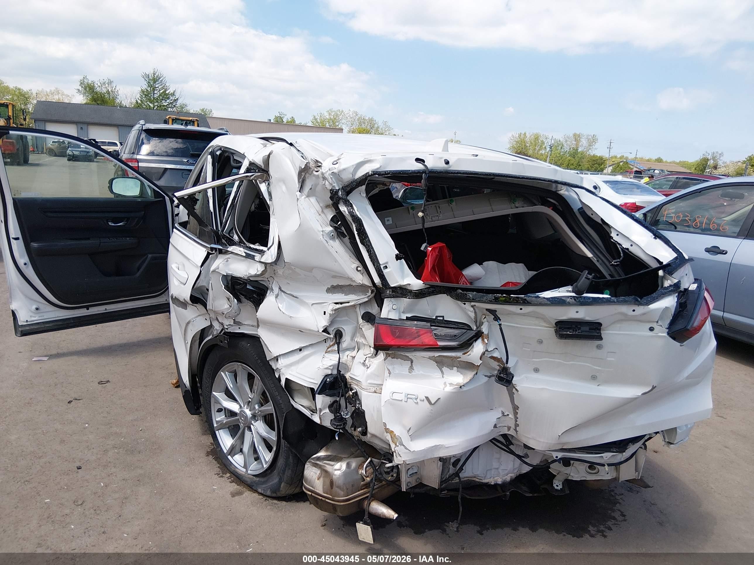2024 Honda Cr-v Ex Awd Белый vin: 2HKRS4H40RH467337