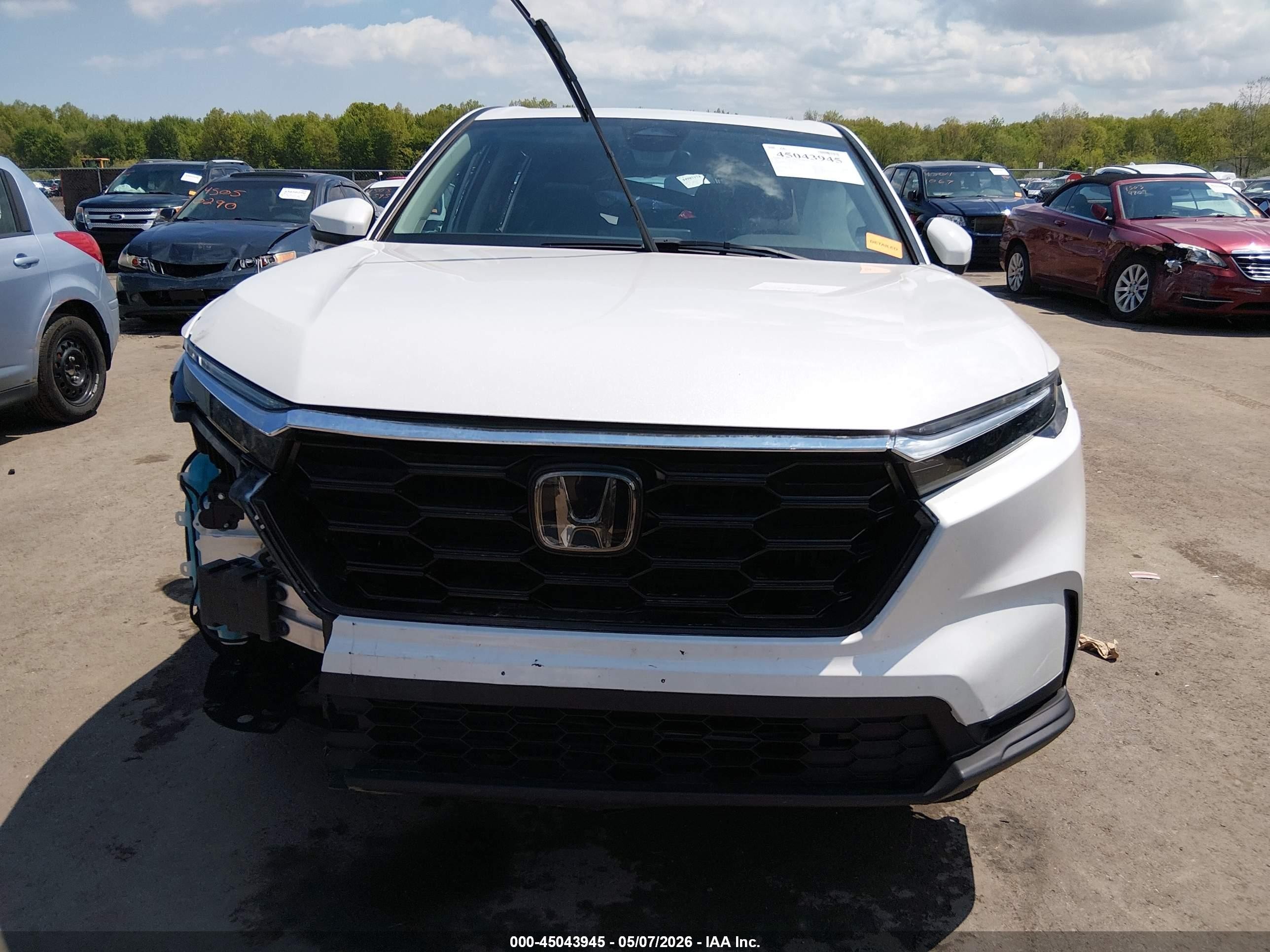 2024 Honda Cr-v Ex Awd Белый vin: 2HKRS4H40RH467337