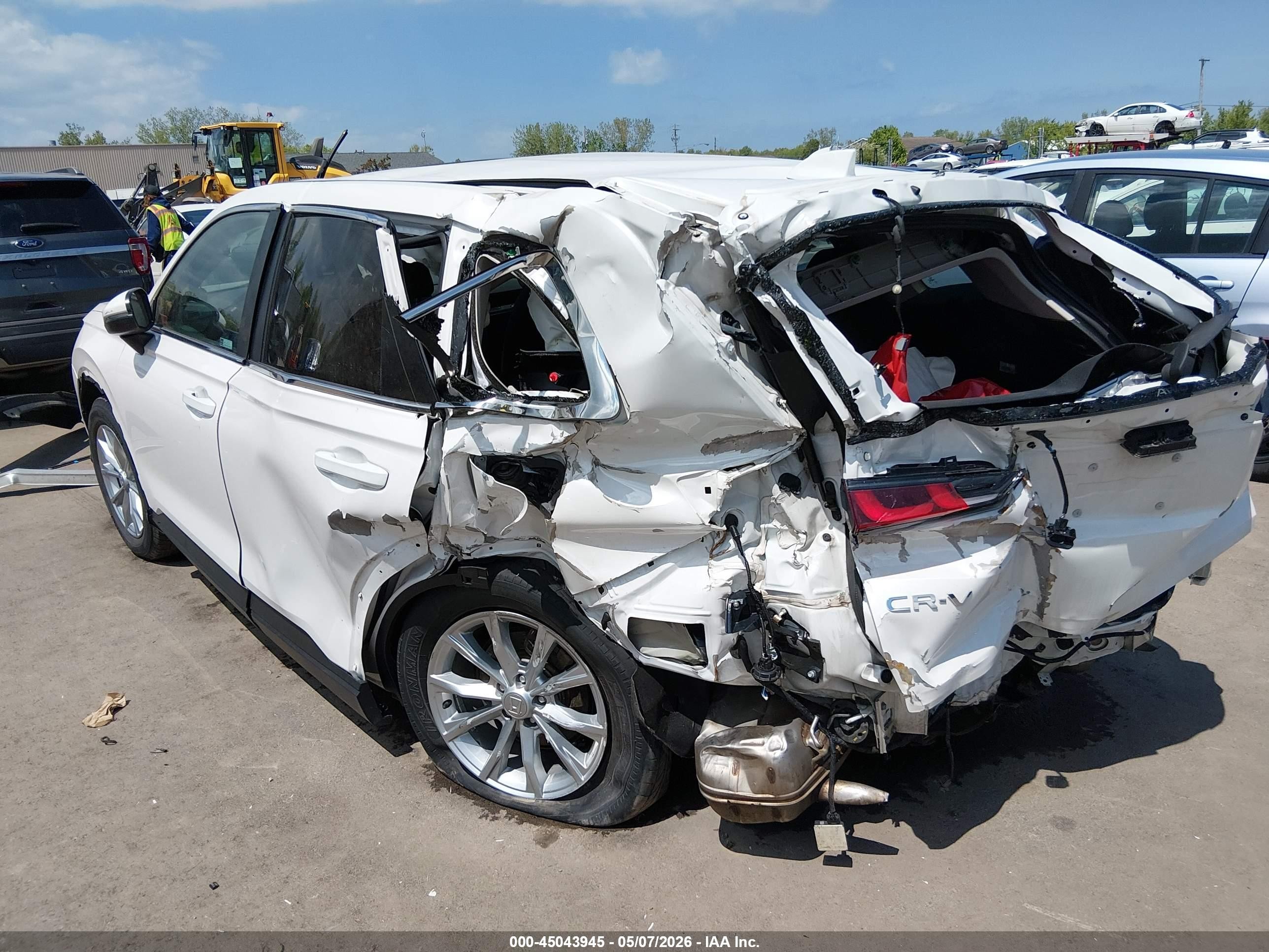 2024 Honda Cr-v Ex Awd Белый vin: 2HKRS4H40RH467337