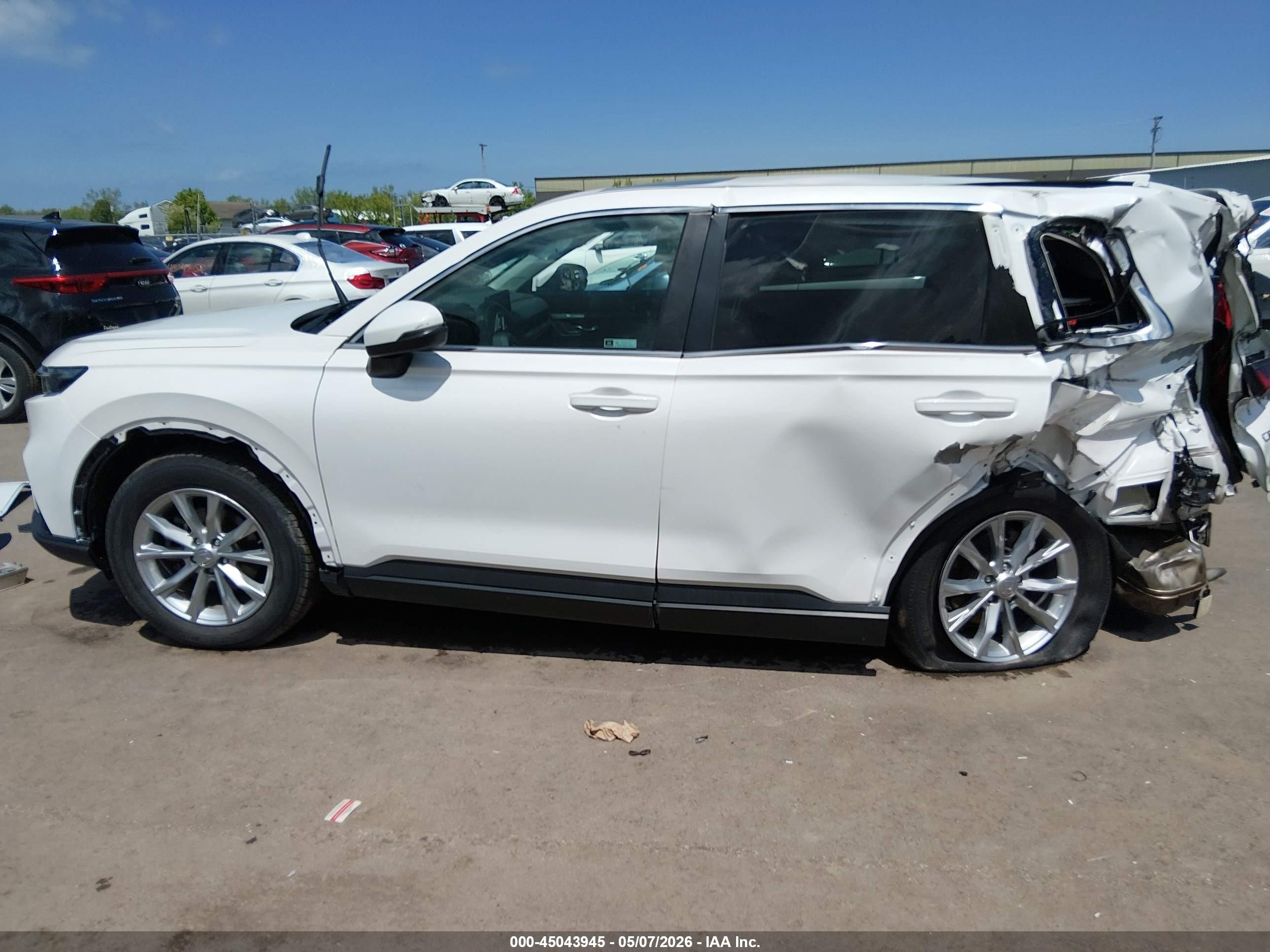 2024 Honda Cr-v Ex Awd Белый vin: 2HKRS4H40RH467337