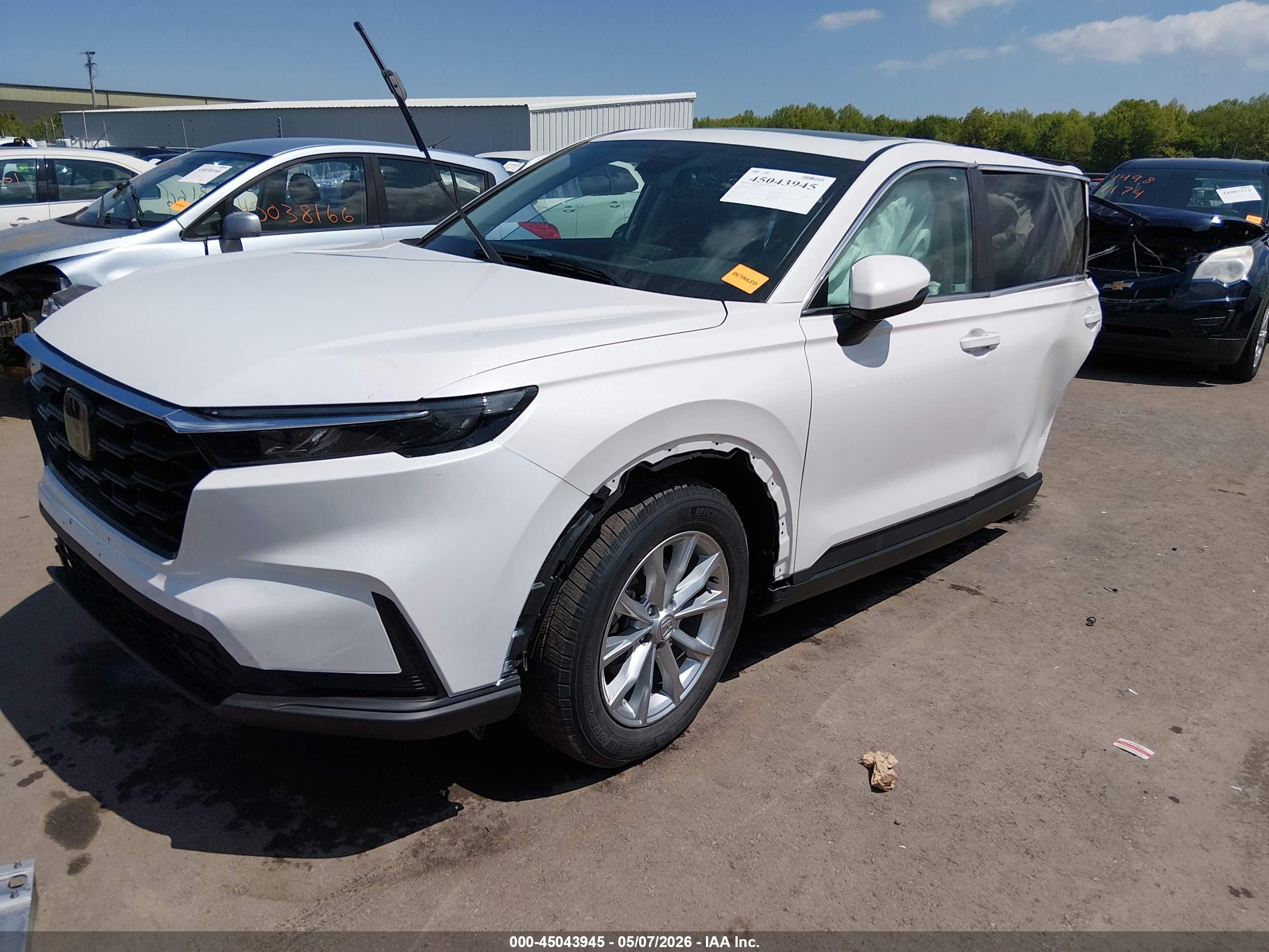 2024 Honda Cr-v Ex Awd Белый vin: 2HKRS4H40RH467337