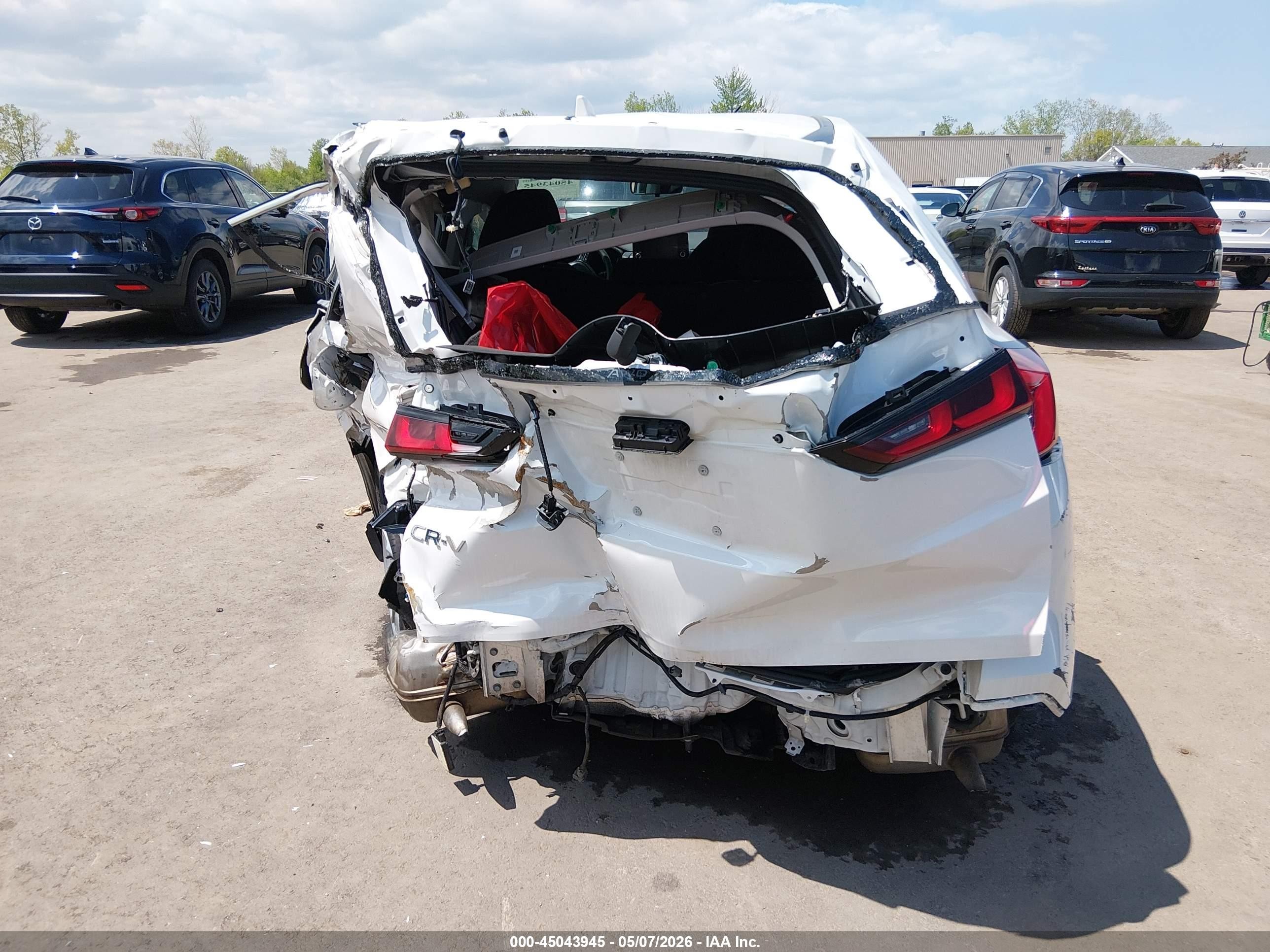 2024 Honda Cr-v Ex Awd Белый vin: 2HKRS4H40RH467337