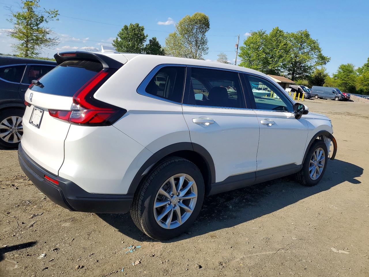 2026 Honda Cr-v Ex White vin: 2HKRS4H40TH429288