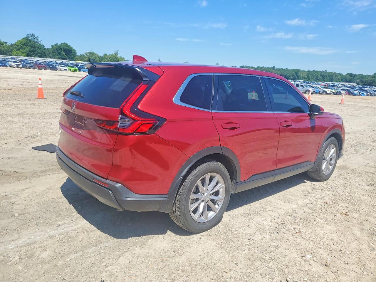 2024 Honda Cr-v Ex Red vin: 2HKRS4H41RH438204
