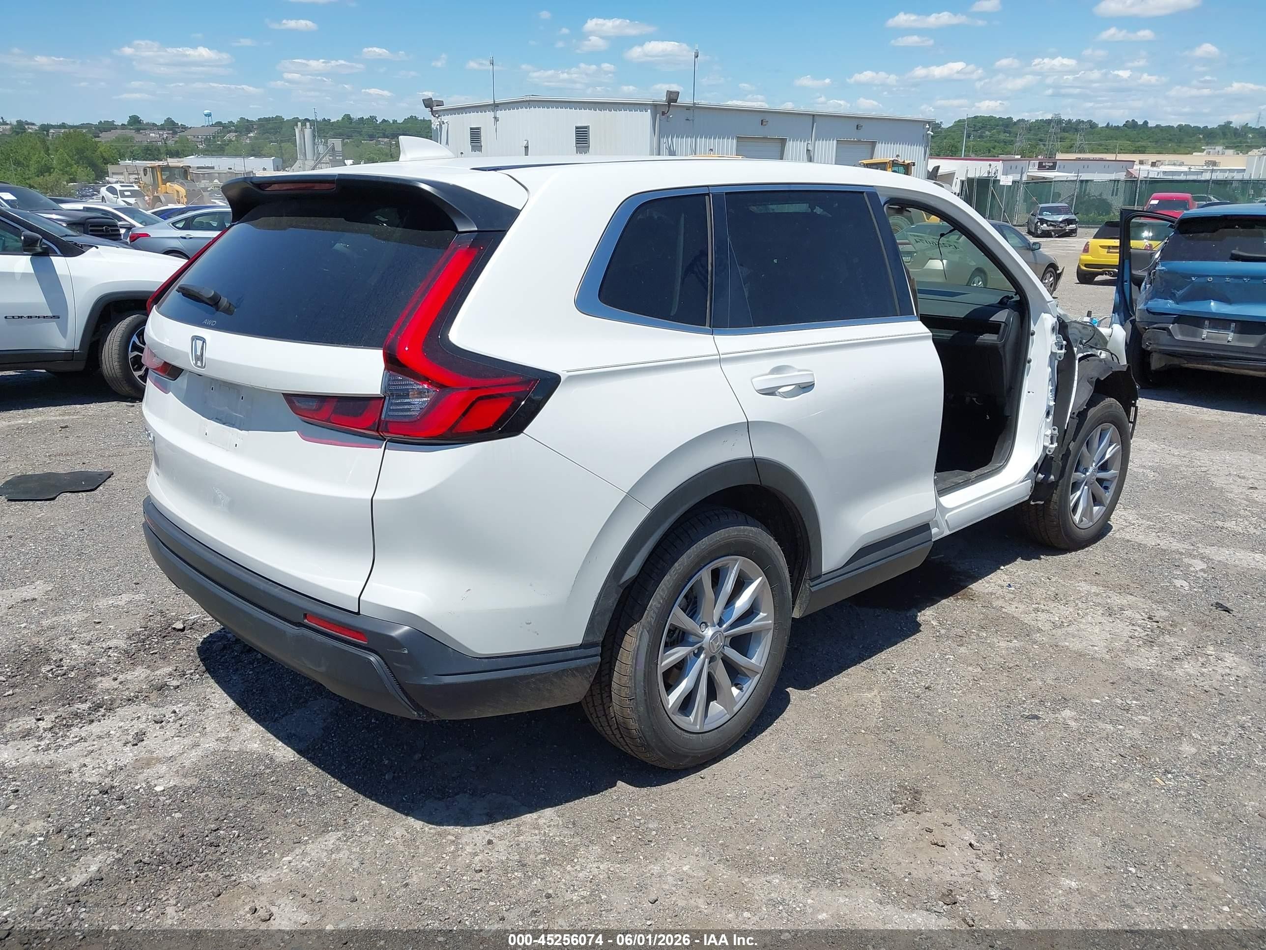 2025 Honda Cr-v Ex Awd White vin: 2HKRS4H42SH488745