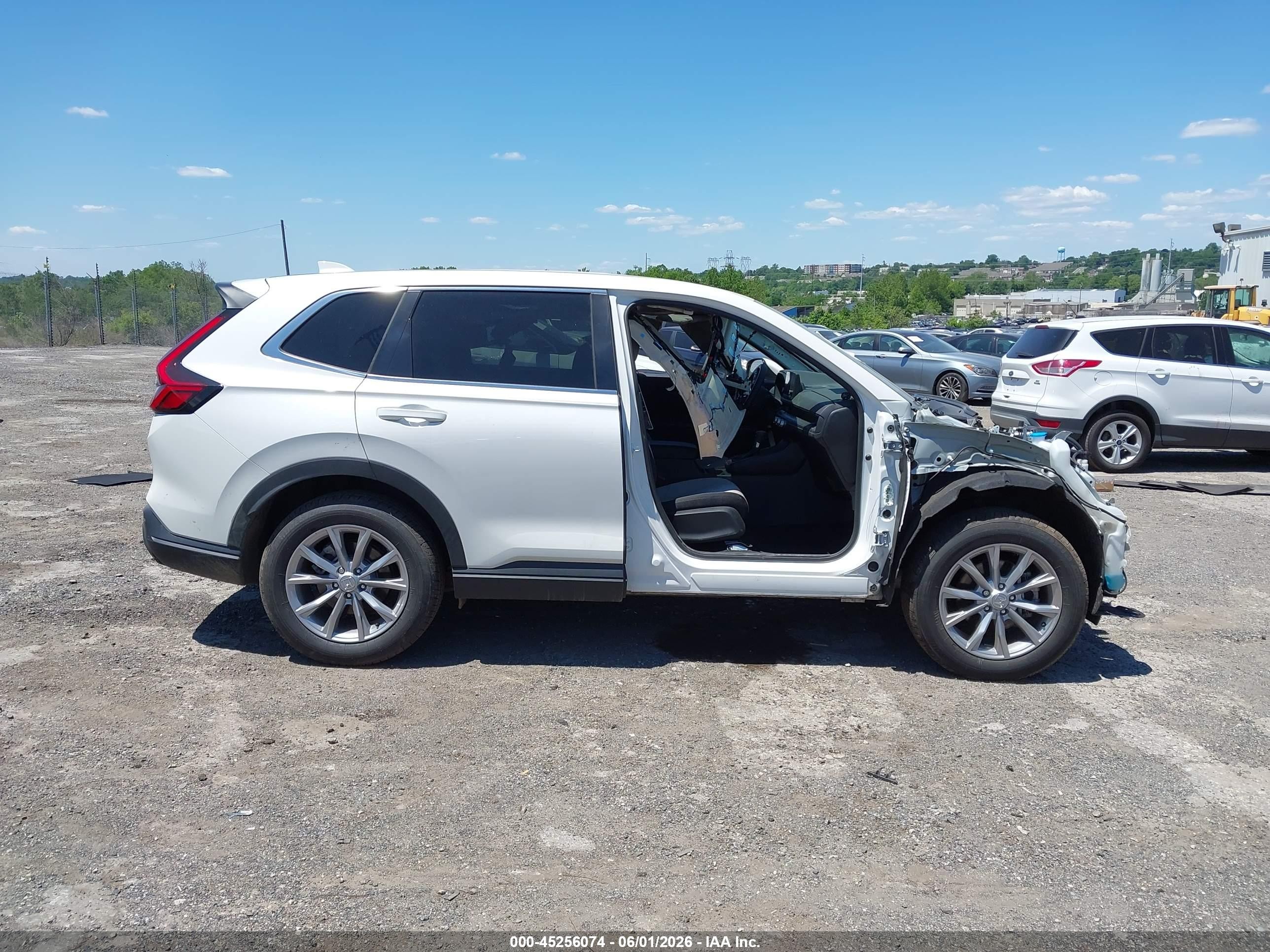 2025 Honda Cr-v Ex Awd White vin: 2HKRS4H42SH488745