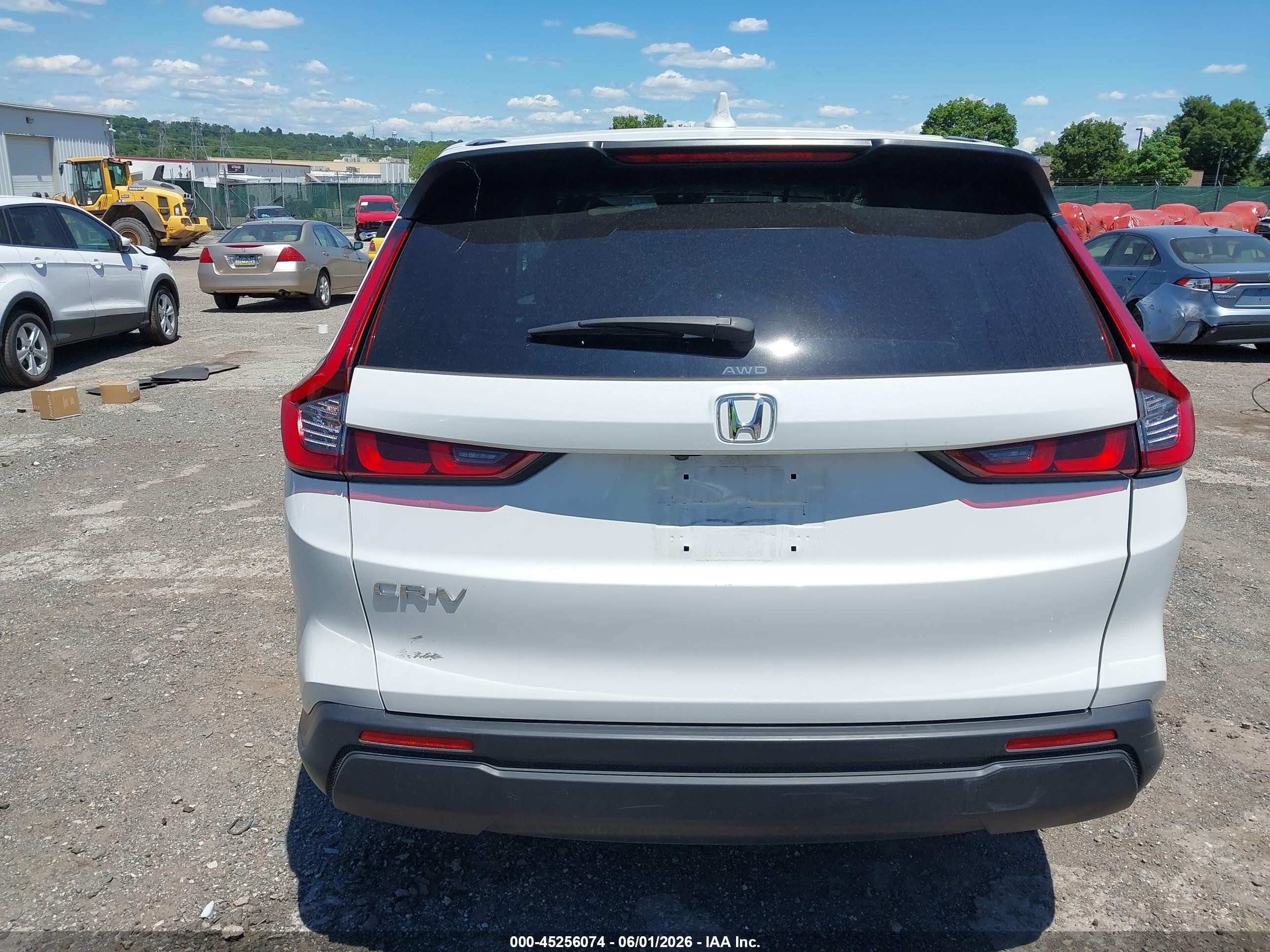 2025 Honda Cr-v Ex Awd White vin: 2HKRS4H42SH488745