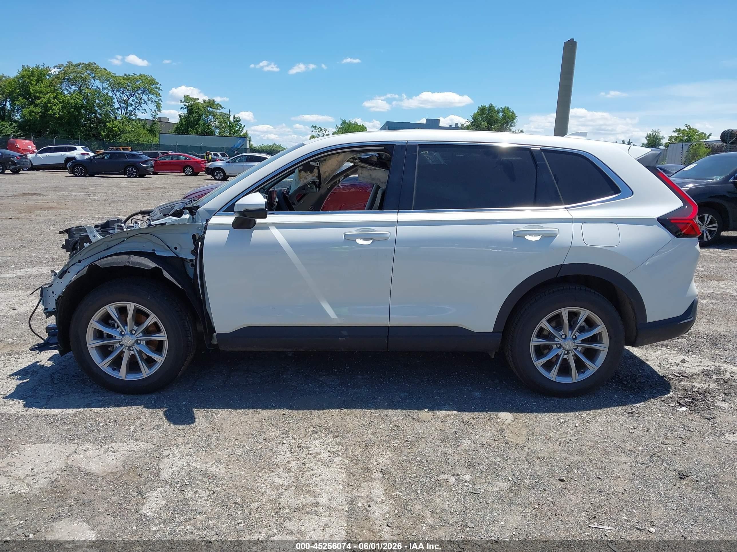 2025 Honda Cr-v Ex Awd White vin: 2HKRS4H42SH488745