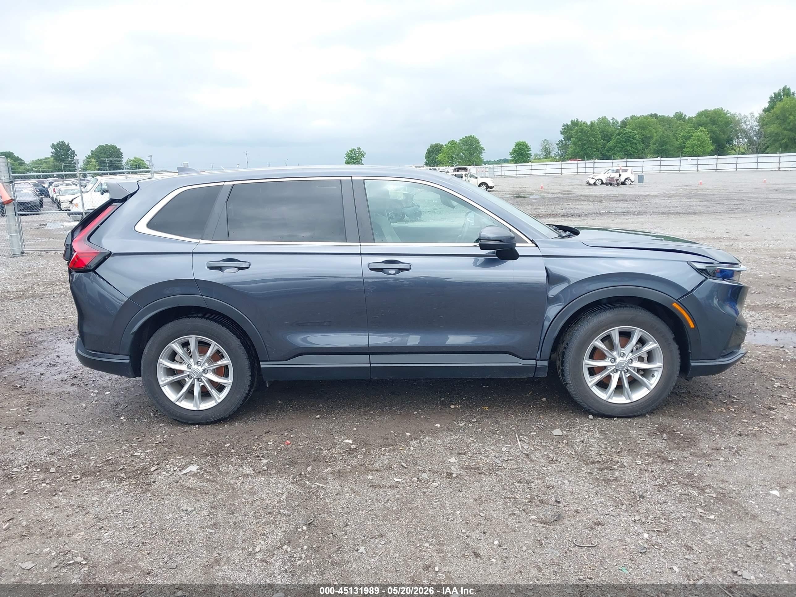 2024 Honda Cr-v Ex Awd Gray vin: 2HKRS4H43RH412316