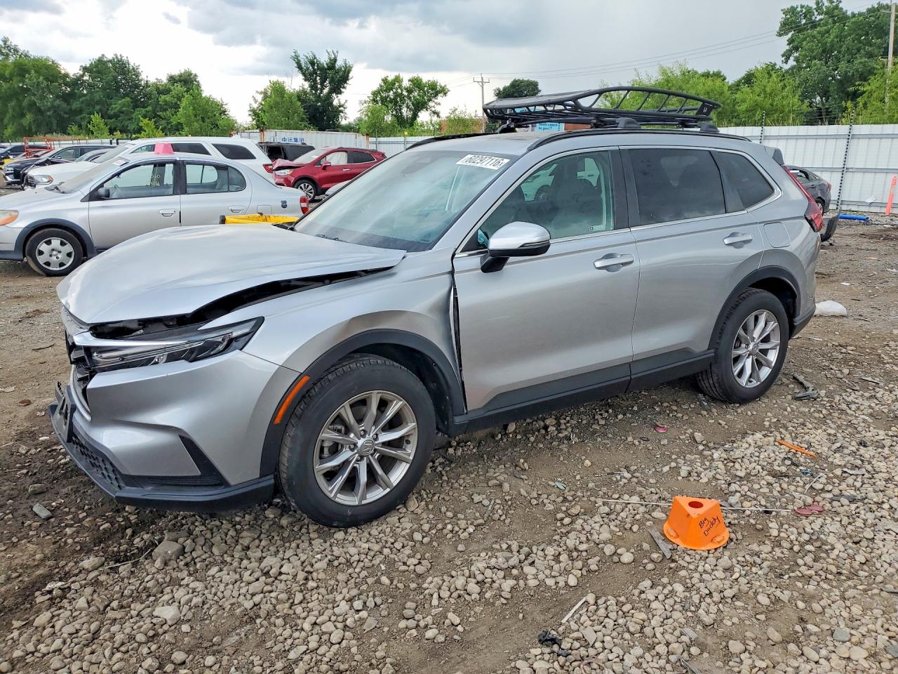 2024 Honda Cr-v Ex Silver vin: 2HKRS4H44RH406847