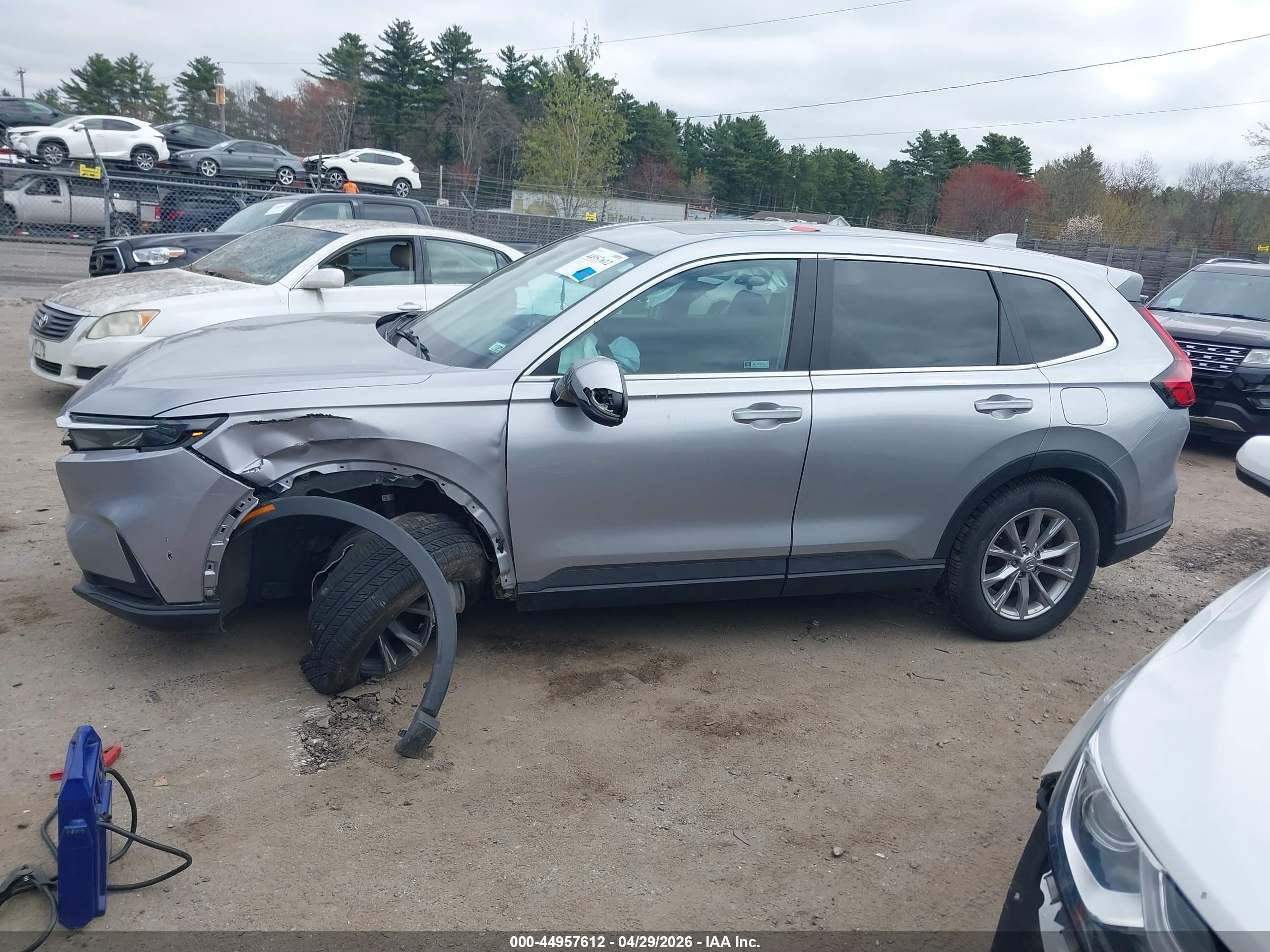 2023 Honda Cr-v Ex Awd Серый vin: 2HKRS4H46PH412145