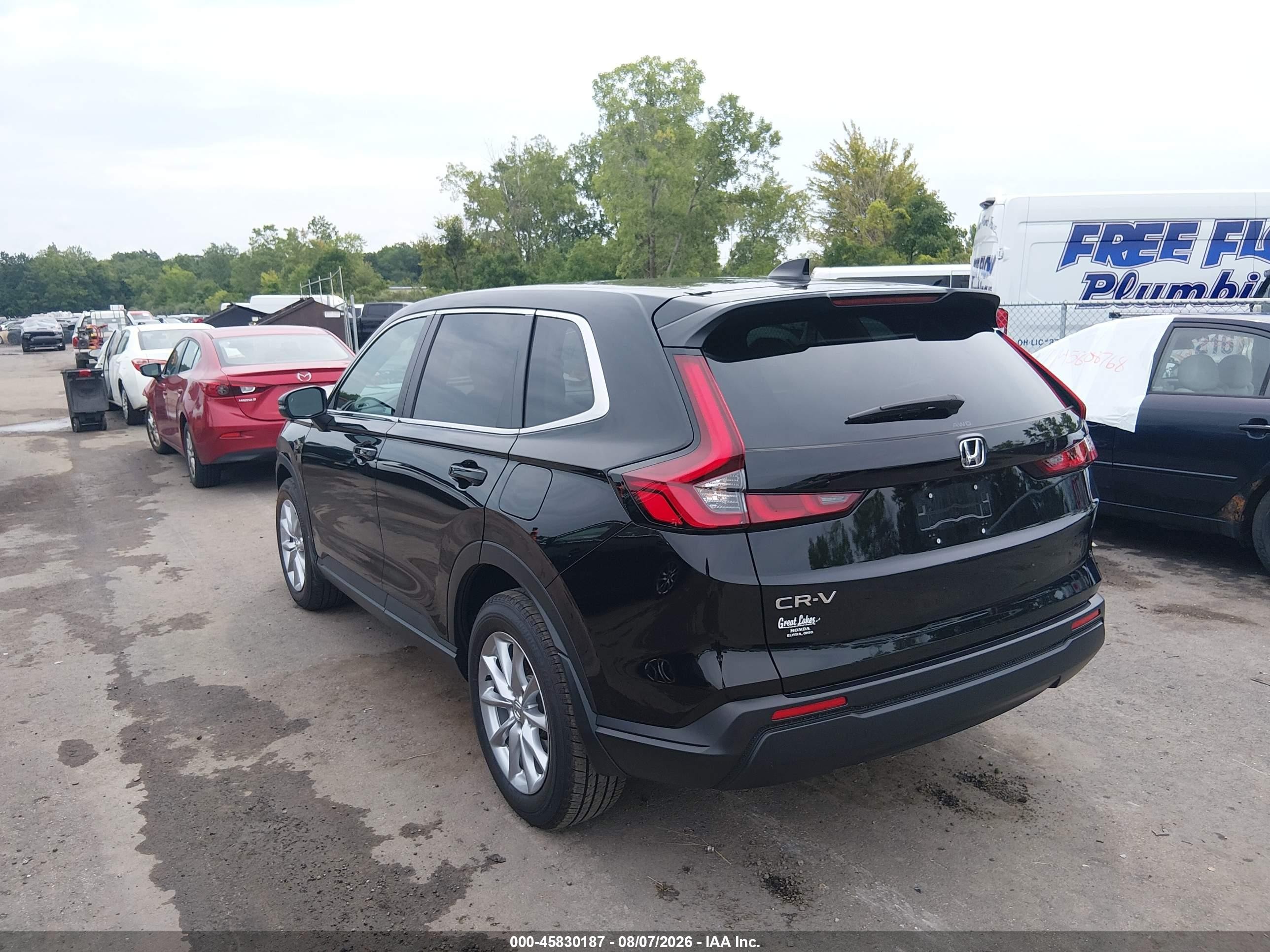 2026 Honda Cr-v Ex Awd Black vin: 2HKRS4H46TH403679