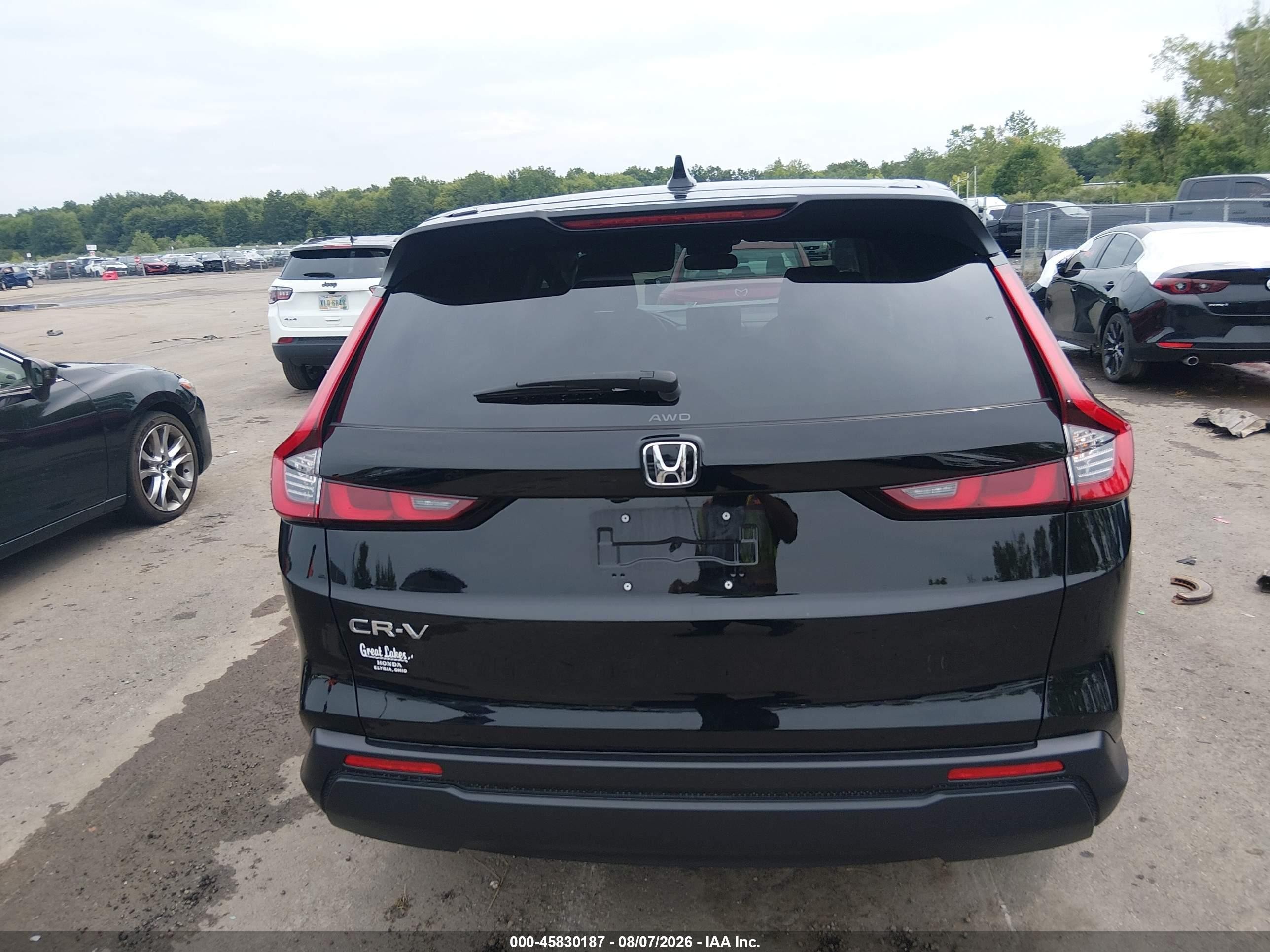 2026 Honda Cr-v Ex Awd Black vin: 2HKRS4H46TH403679
