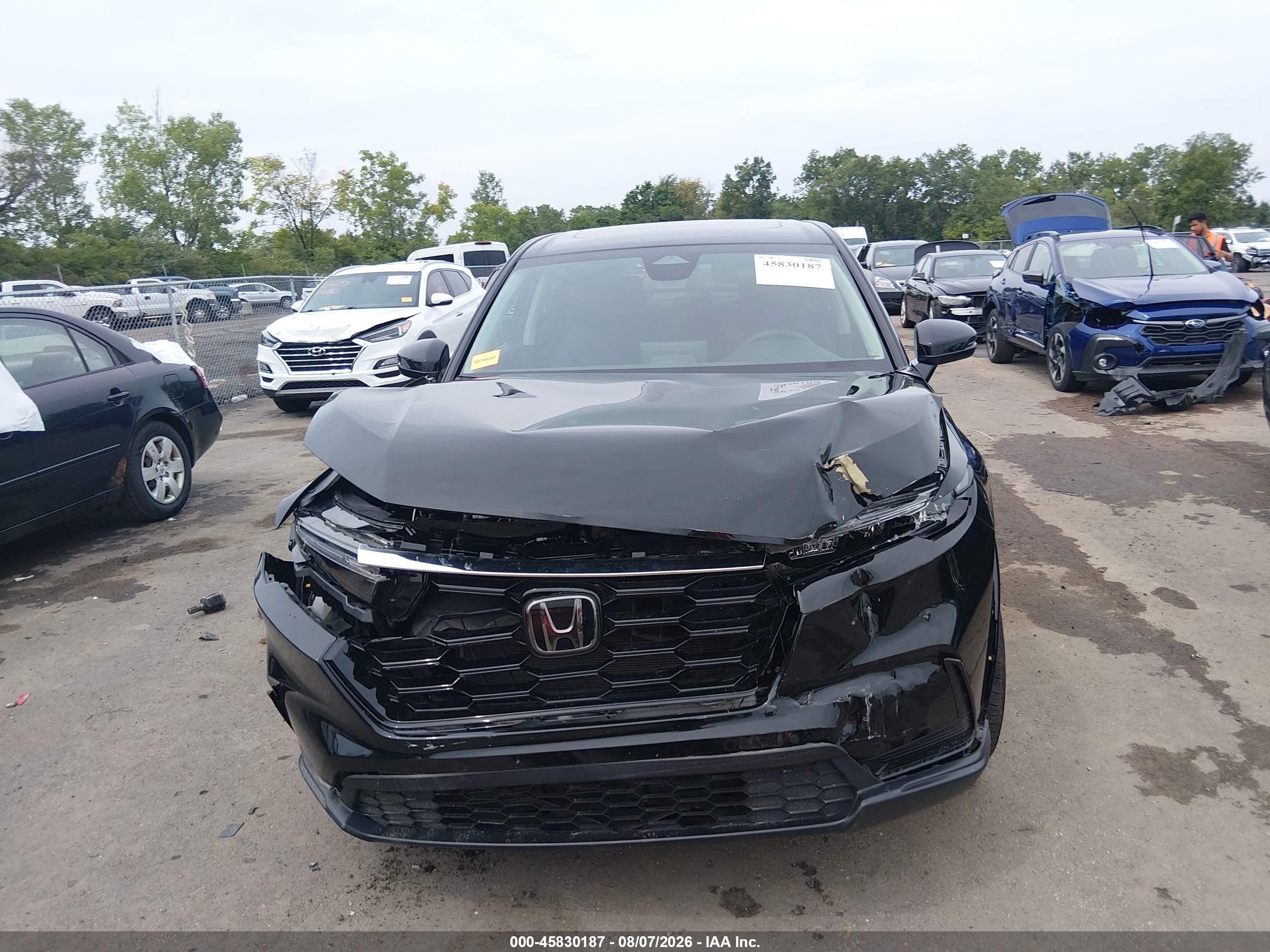 2026 Honda Cr-v Ex Awd Black vin: 2HKRS4H46TH403679
