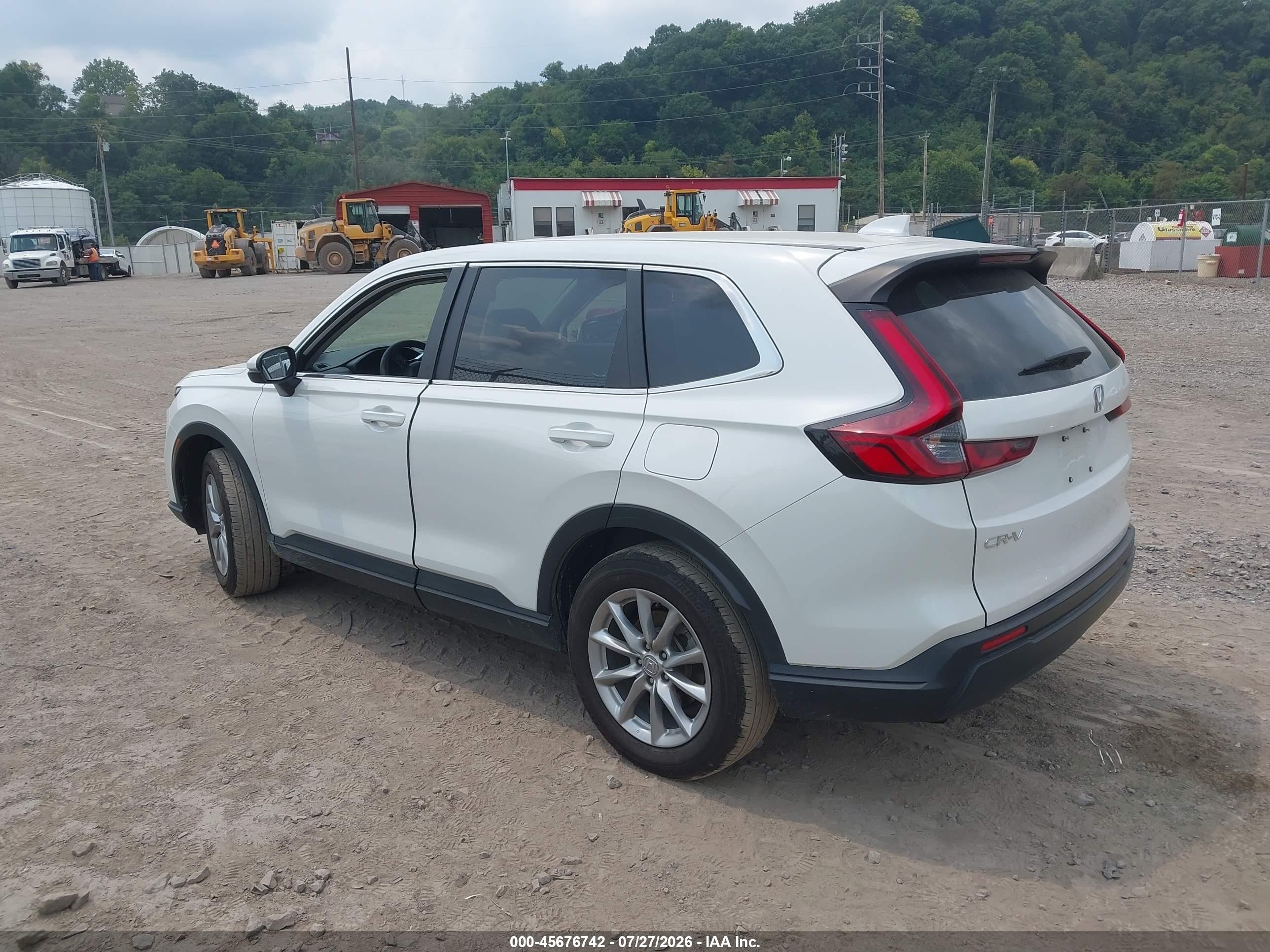 2026 Honda Cr-v Ex Awd White vin: 2HKRS4H48TH449403