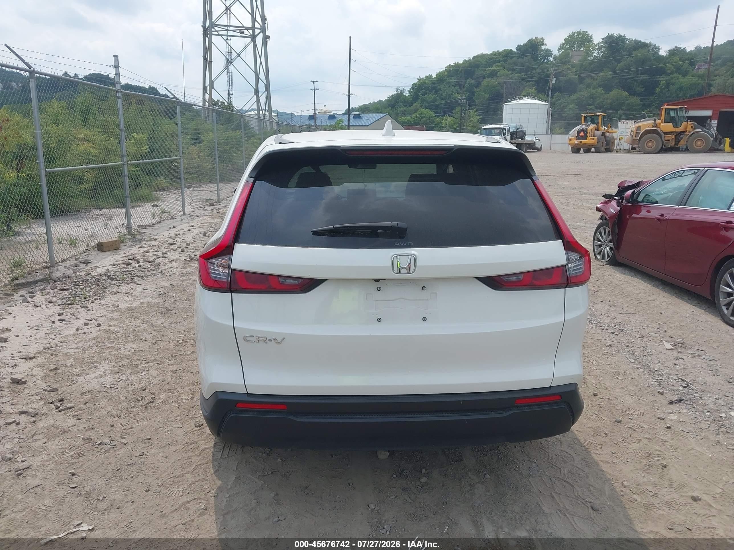 2026 Honda Cr-v Ex Awd White vin: 2HKRS4H48TH449403