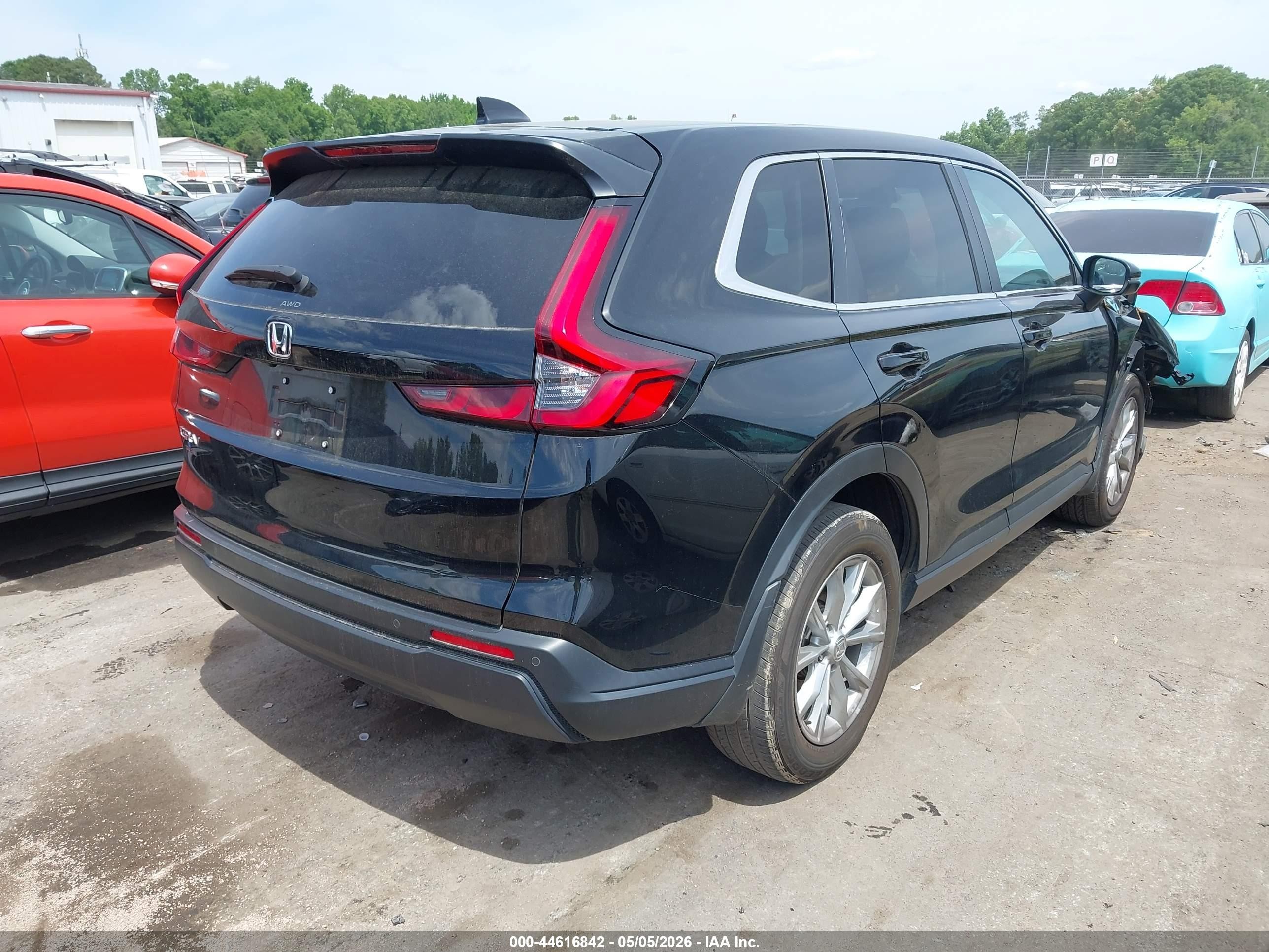 2025 Honda Cr-v Ex-l Awd Black vin: 2HKRS4H70SH404819