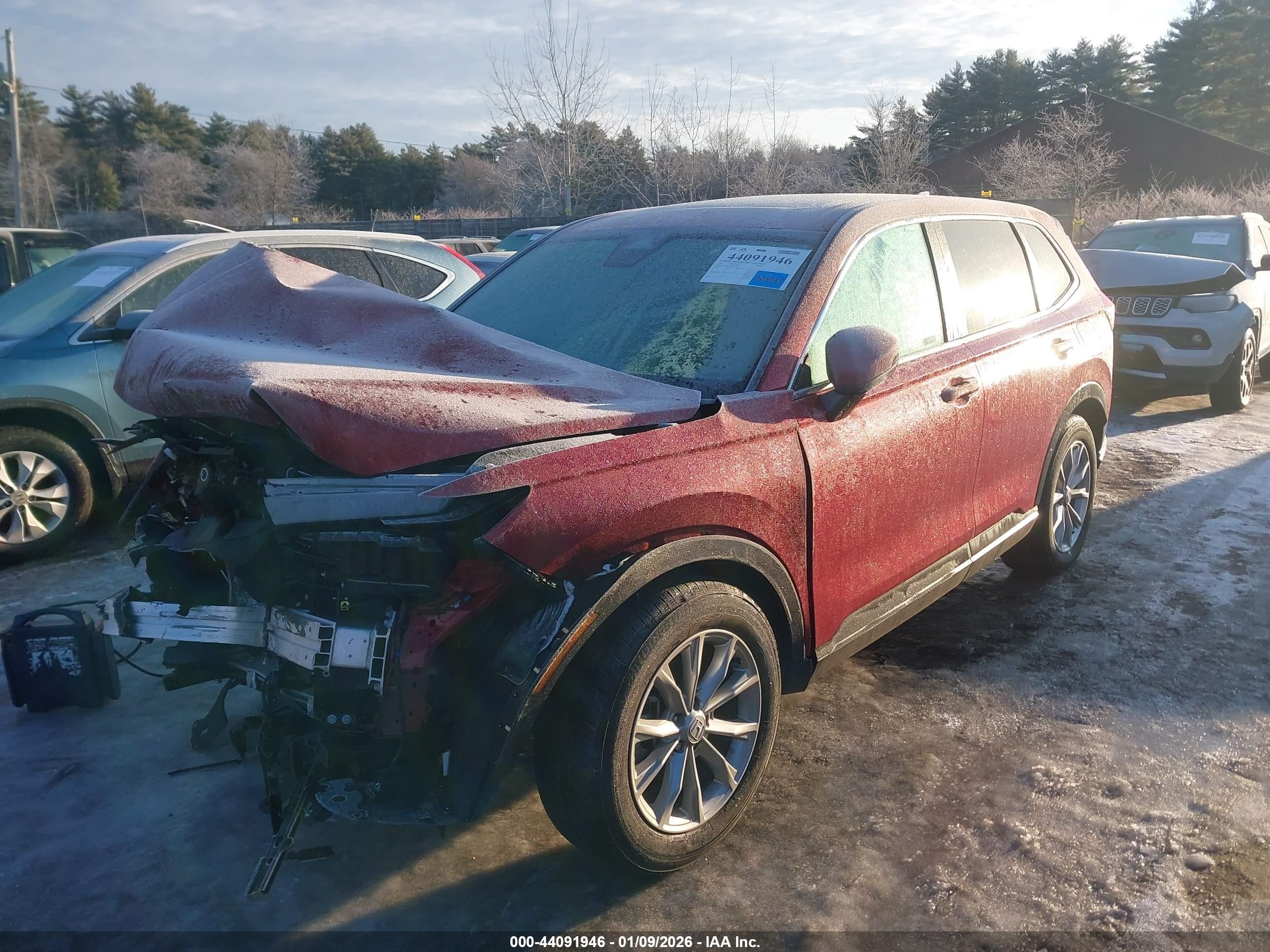 2025 Honda Cr-v Ex-l Awd Red vin: 2HKRS4H70SH493601