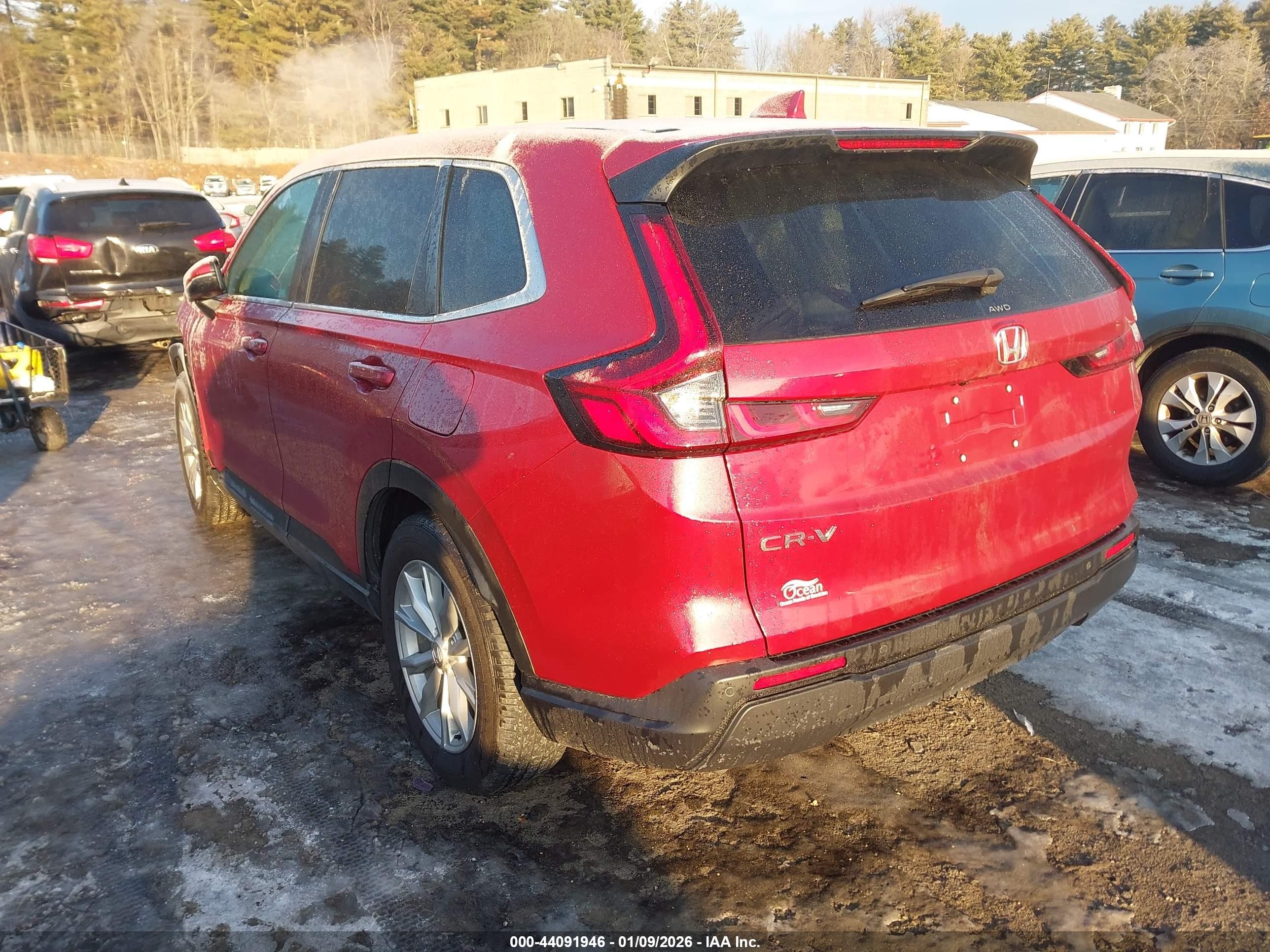2025 Honda Cr-v Ex-l Awd Red vin: 2HKRS4H70SH493601