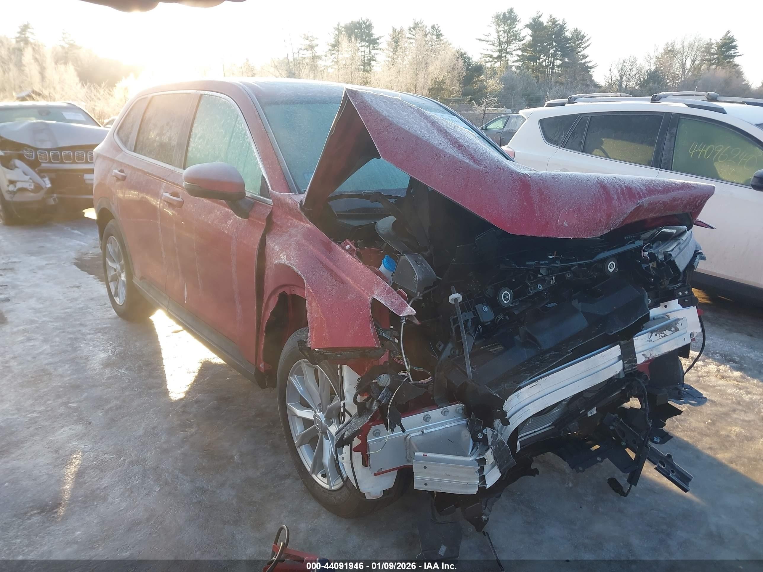 2025 Honda Cr-v Ex-l Awd Red vin: 2HKRS4H70SH493601