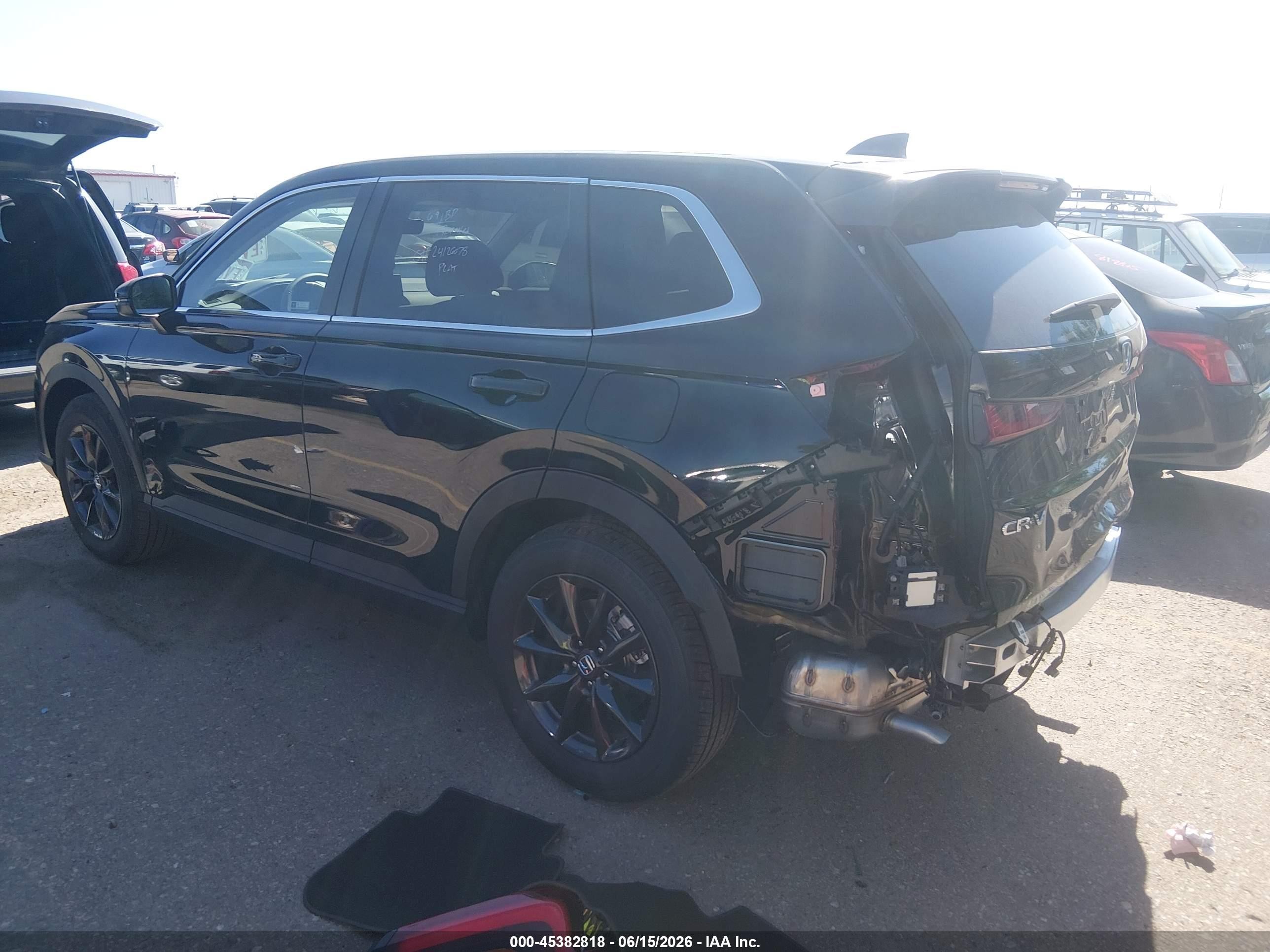 2026 Honda Cr-v Ex-l Awd Black vin: 2HKRS4H71TH494340