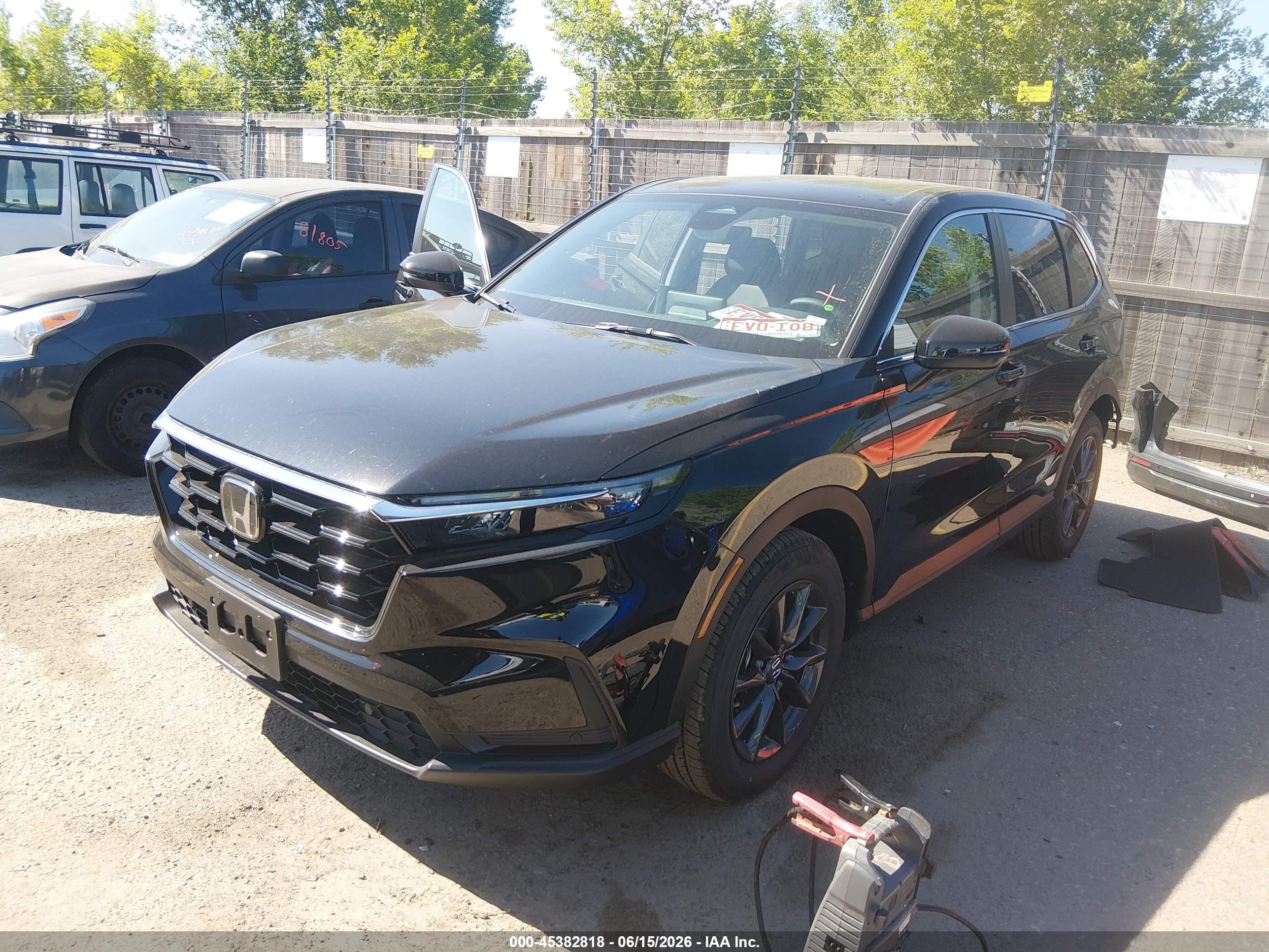 2026 Honda Cr-v Ex-l Awd Black vin: 2HKRS4H71TH494340