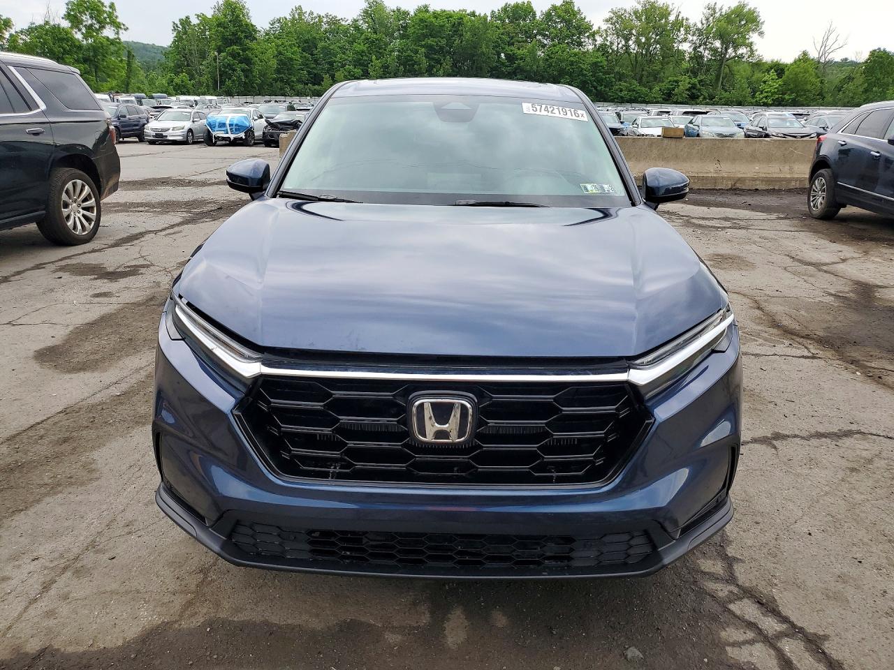 2024 Honda Cr-v Exl Синий vin: 2HKRS4H73RH411211