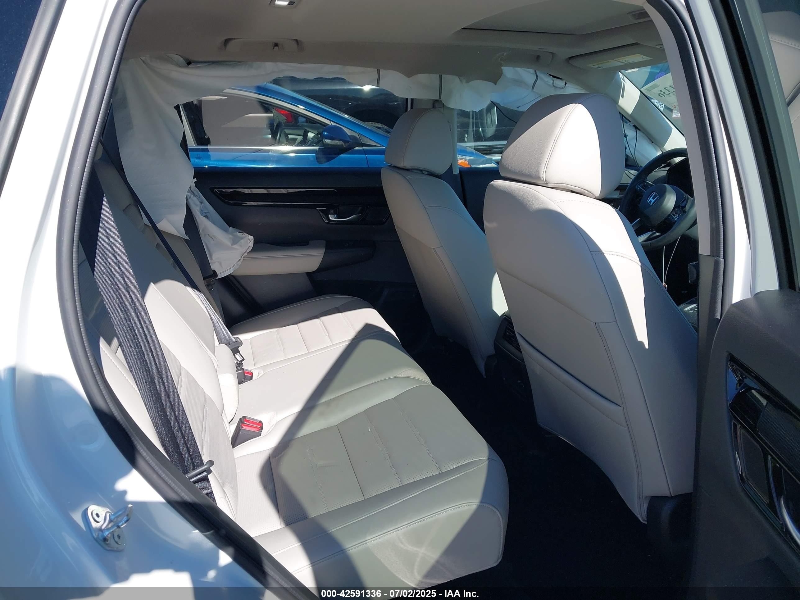 2024 Honda Cr-v Ex-l Awd White vin: 2HKRS4H73RH429398