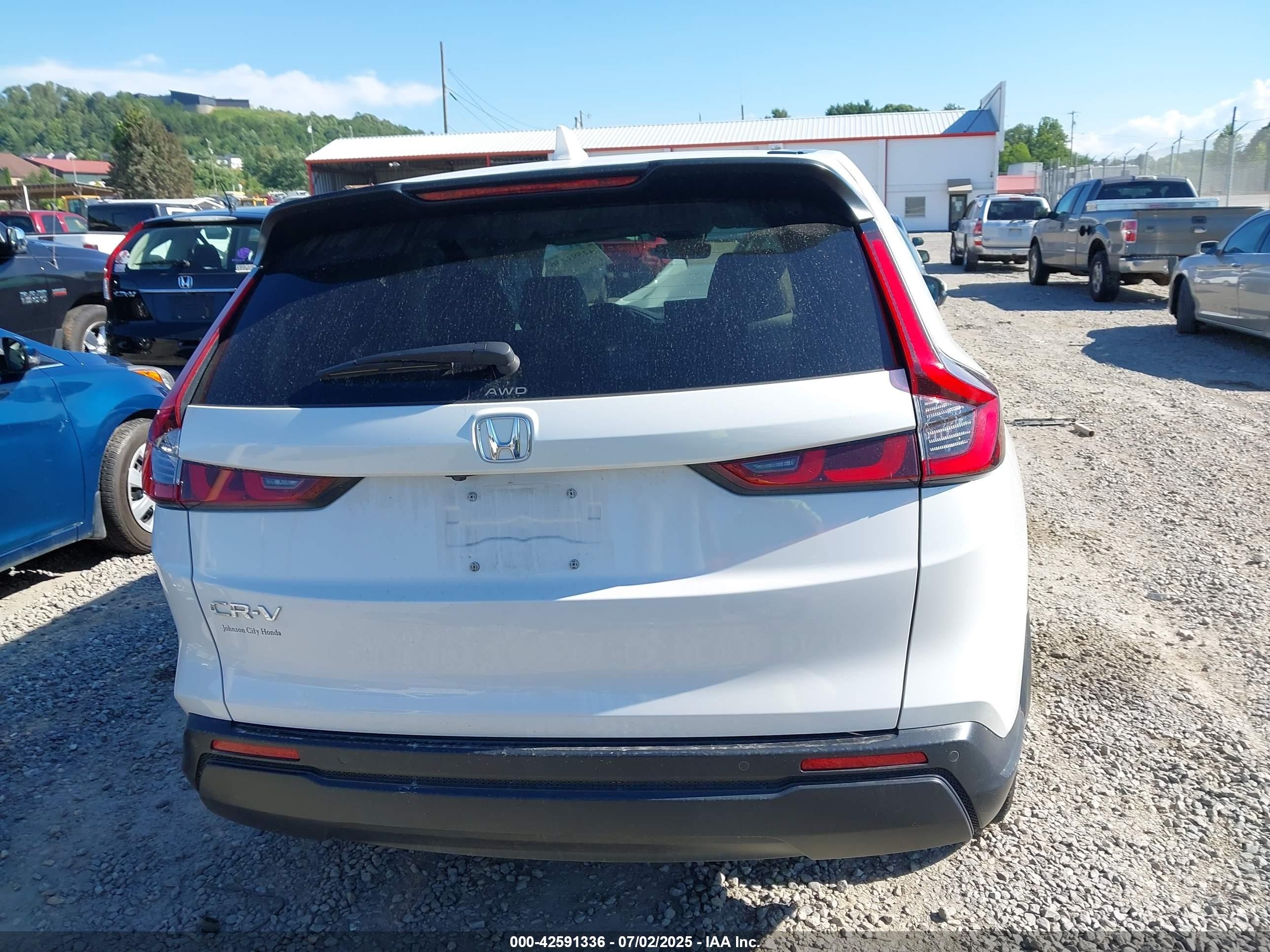 2024 Honda Cr-v Ex-l Awd White vin: 2HKRS4H73RH429398