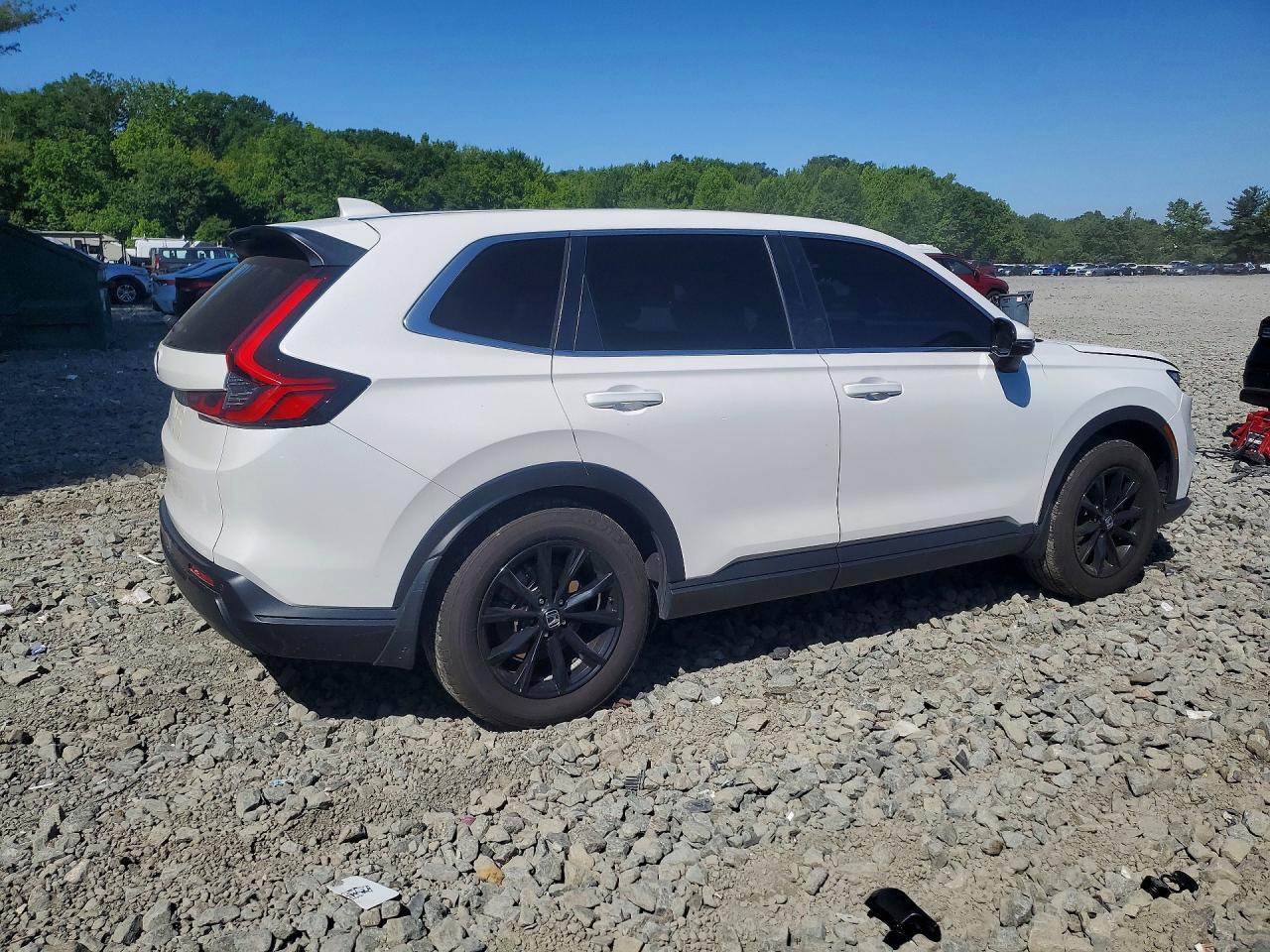 2024 Honda Cr-v Exl White vin: 2HKRS4H73RH429398