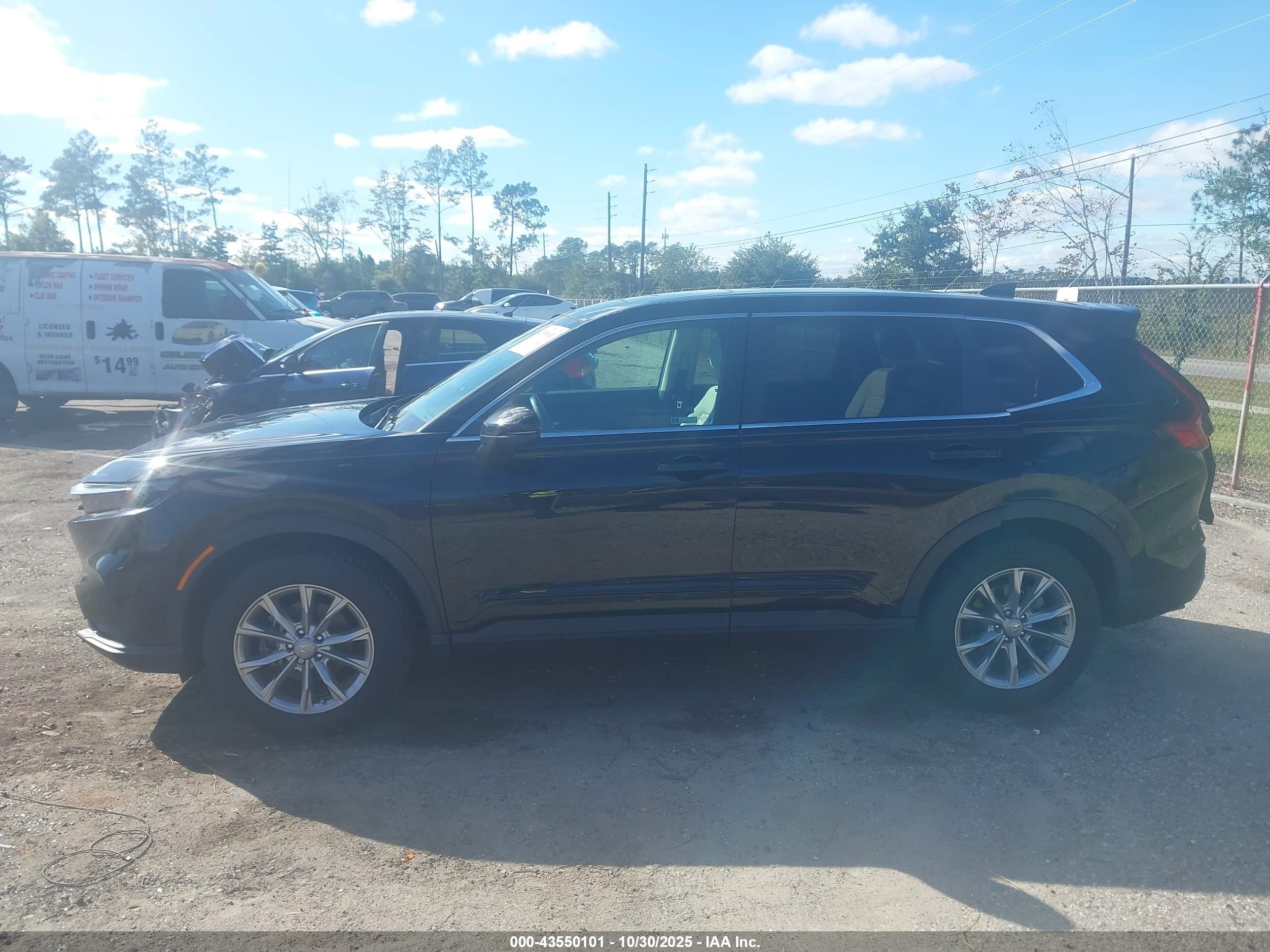 2023 Honda Cr-v Ex-l Awd Черный vin: 2HKRS4H74PH404636