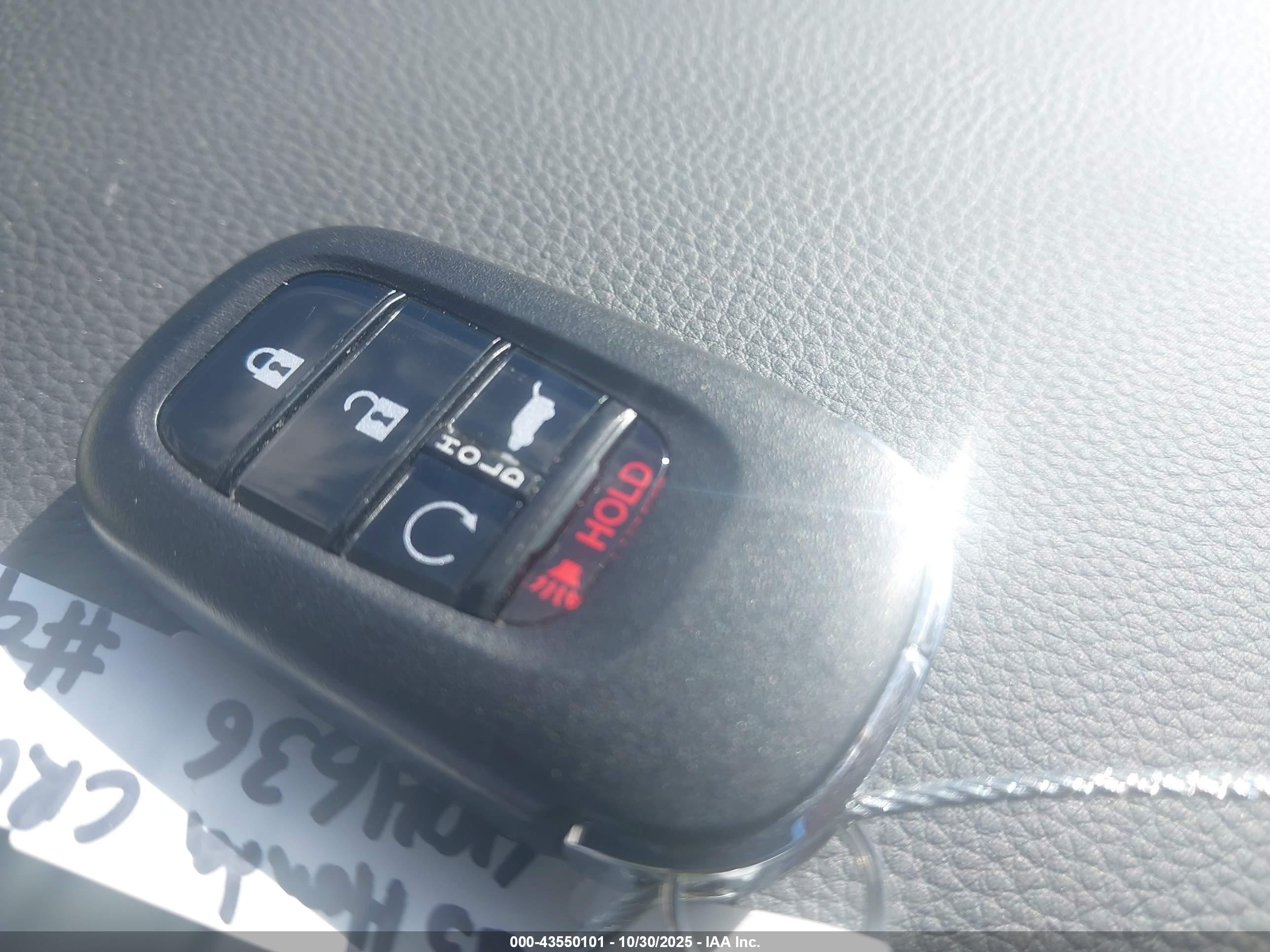 2023 Honda Cr-v Ex-l Awd Черный vin: 2HKRS4H74PH404636