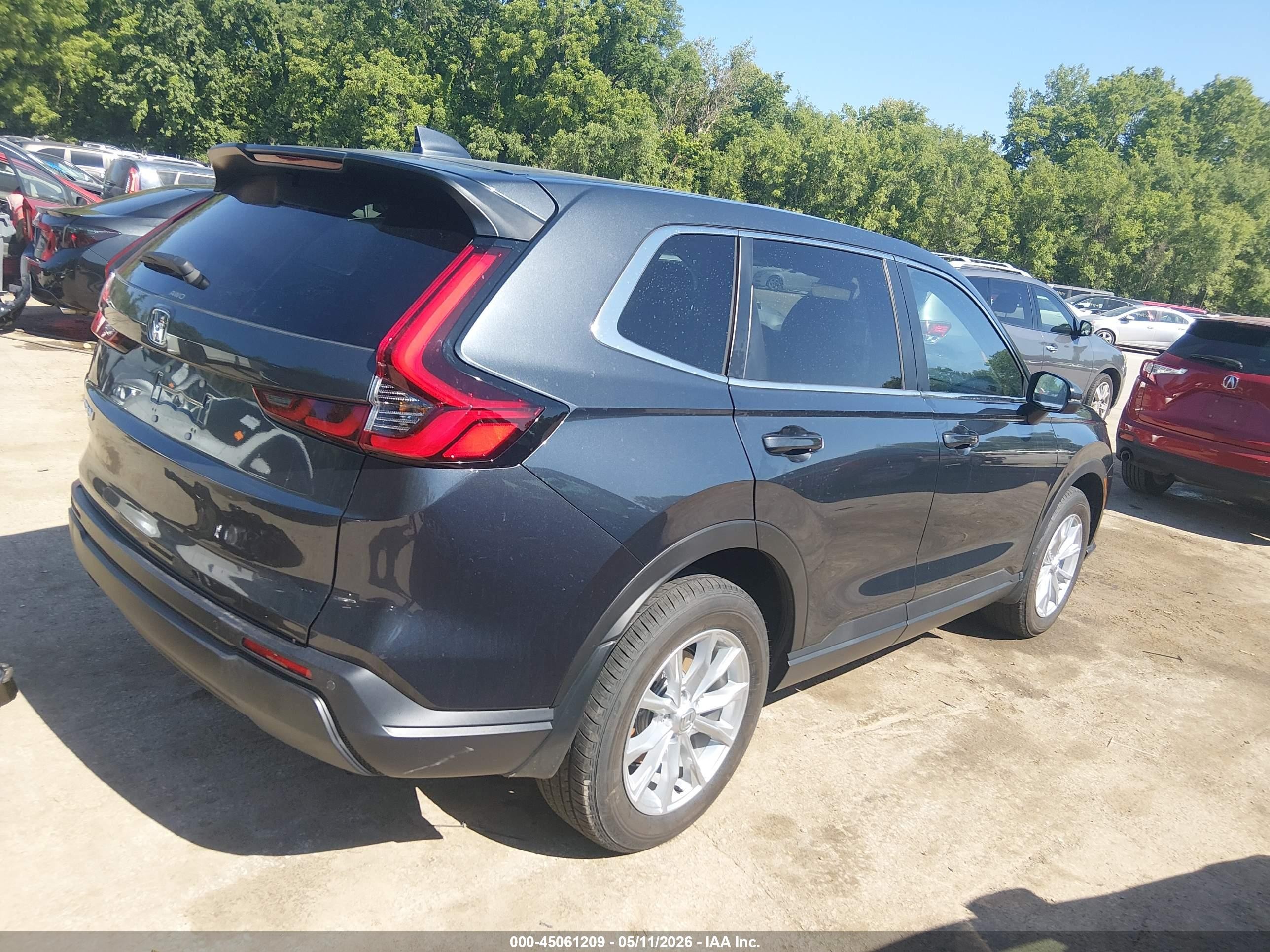 2024 Honda Cr-v Ex-l Awd Серый vin: 2HKRS4H74RH430060