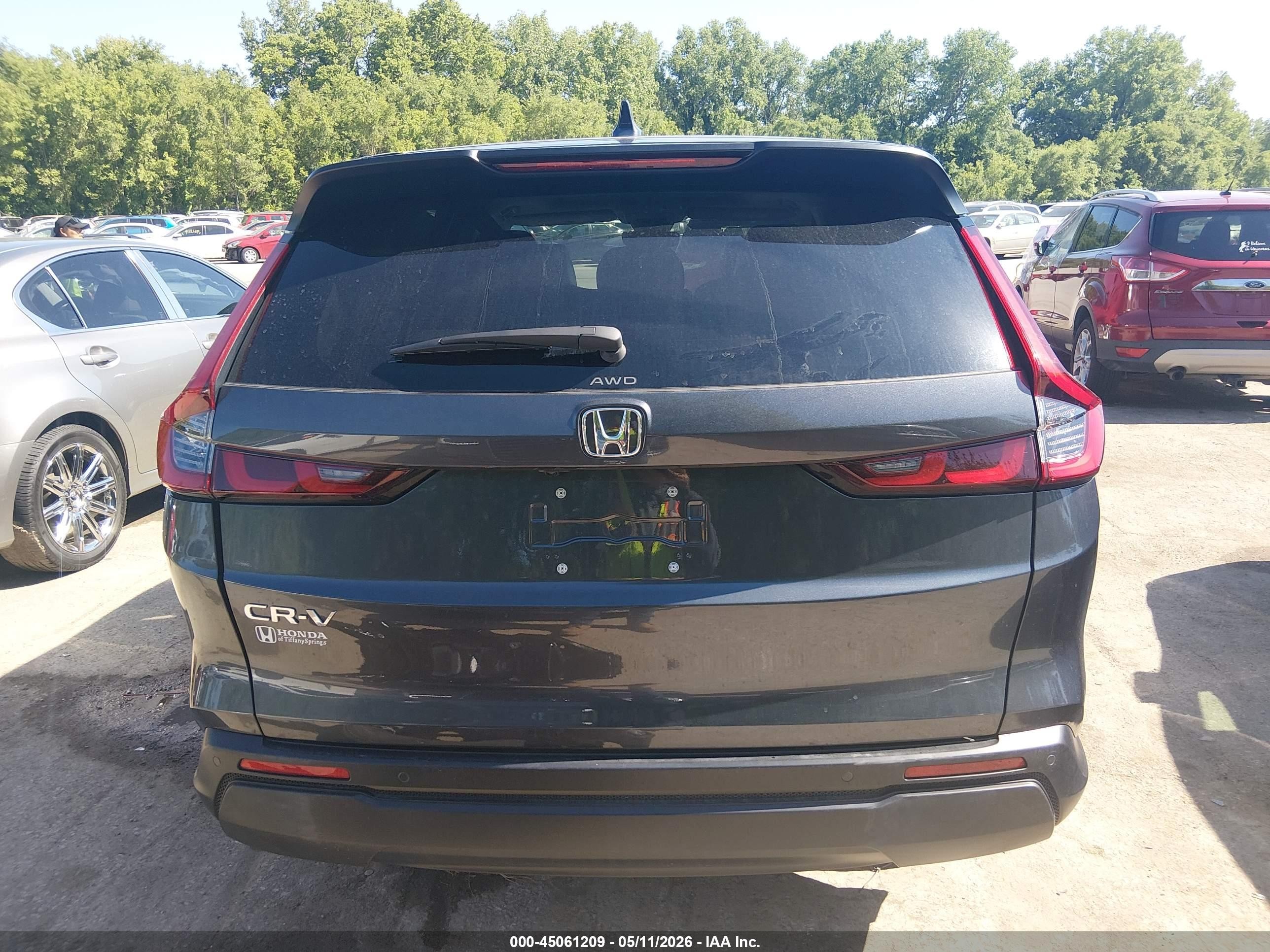 2024 Honda Cr-v Ex-l Awd Серый vin: 2HKRS4H74RH430060