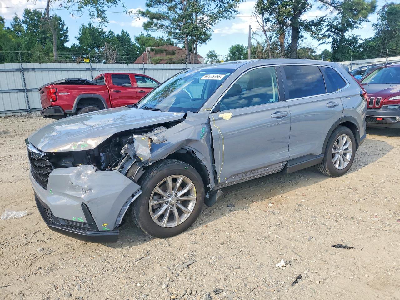 2023 Honda Cr-v Exl Silver vin: 2HKRS4H75PH410798