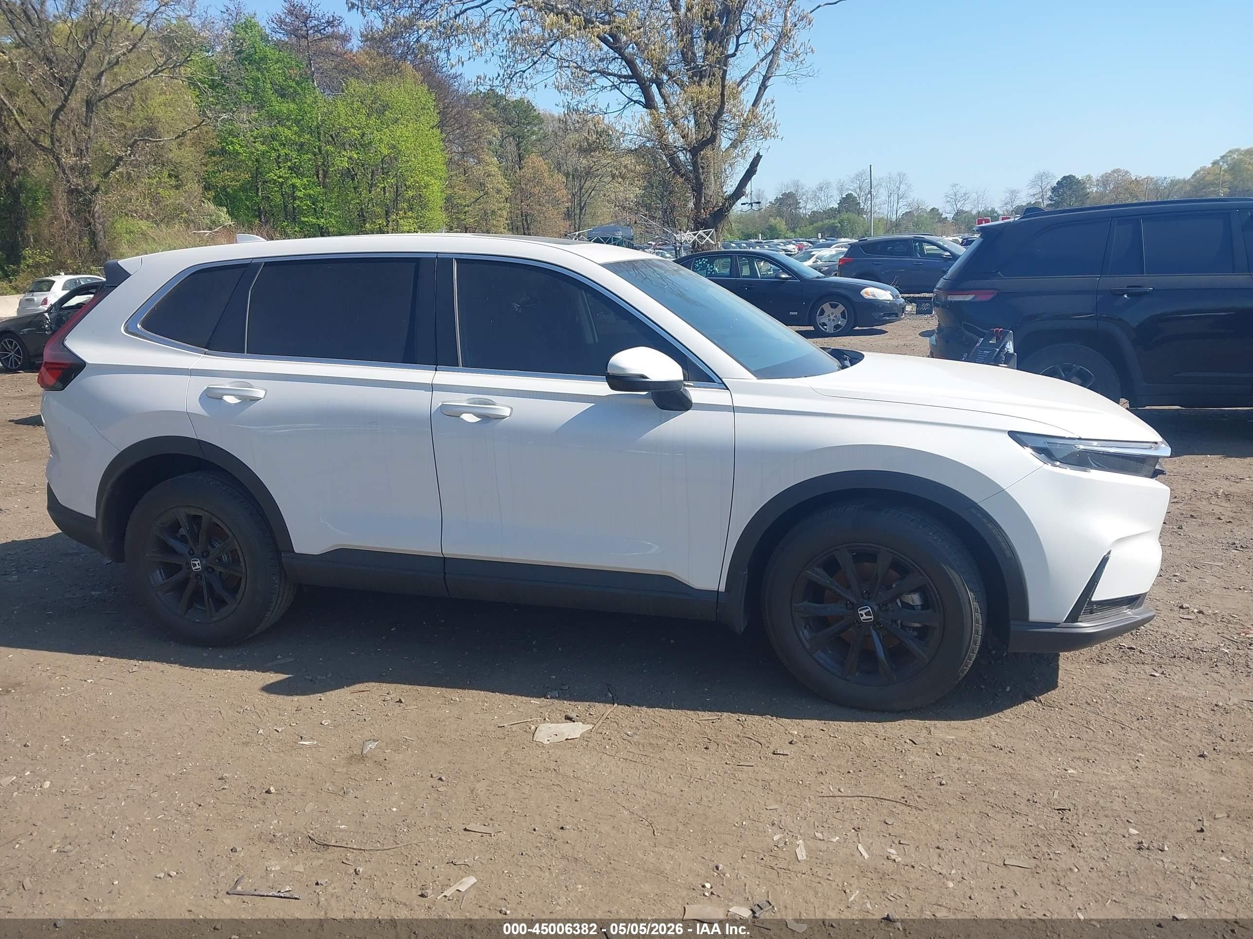 2025 Honda Cr-v Ex-l Awd Белый vin: 2HKRS4H75SH445995