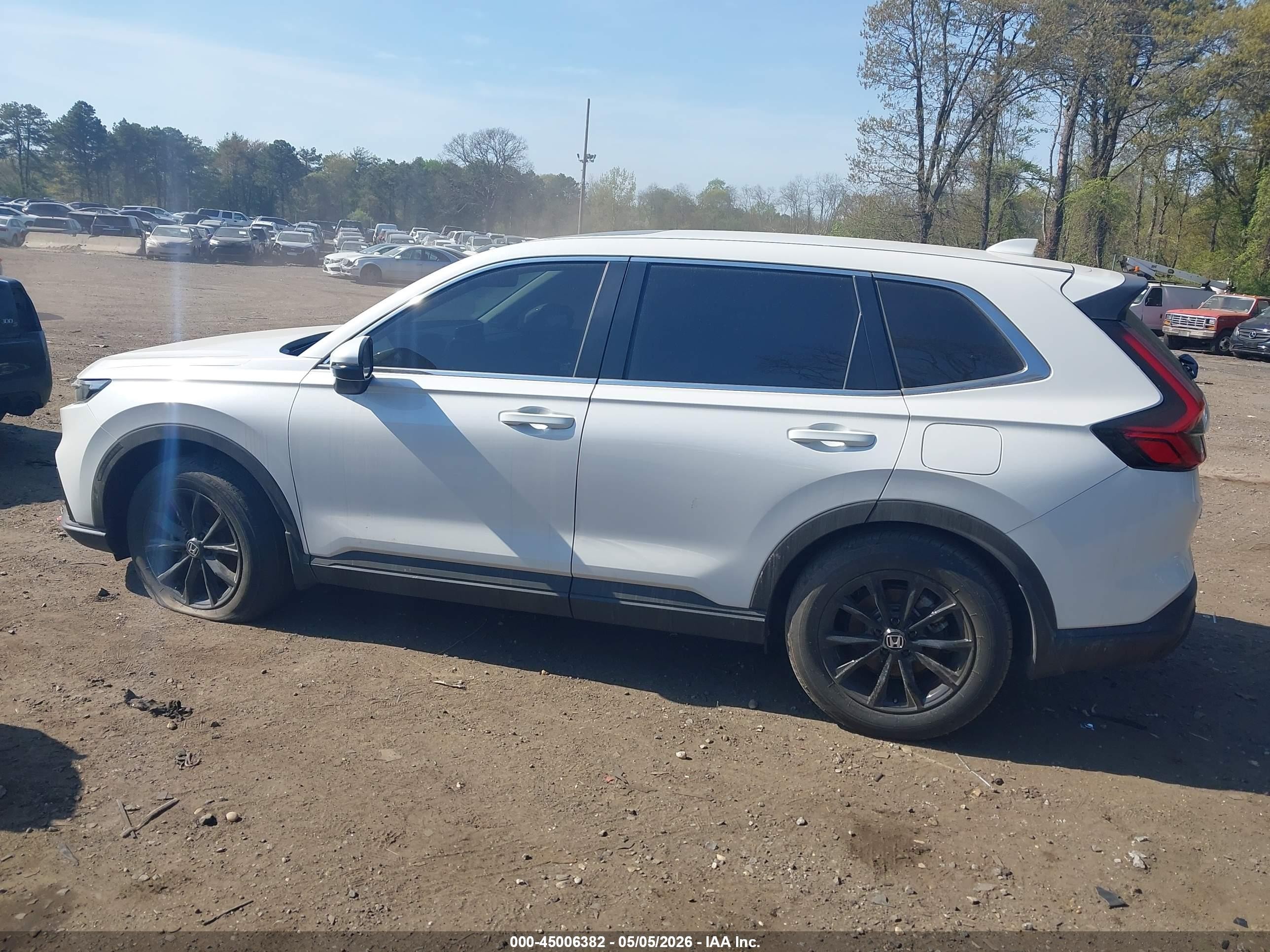 2025 Honda Cr-v Ex-l Awd Белый vin: 2HKRS4H75SH445995