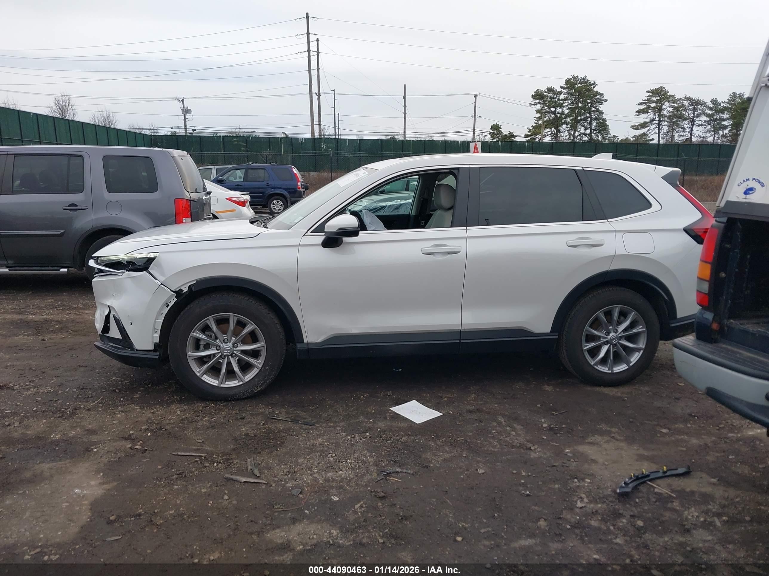 2025 Honda Cr-v Ex-l Awd Белый vin: 2HKRS4H77SH450910