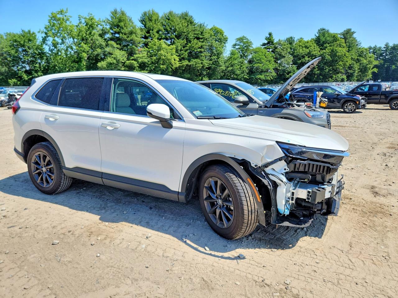 2026 Honda Cr-v Exl White vin: 2HKRS4H79TH453616