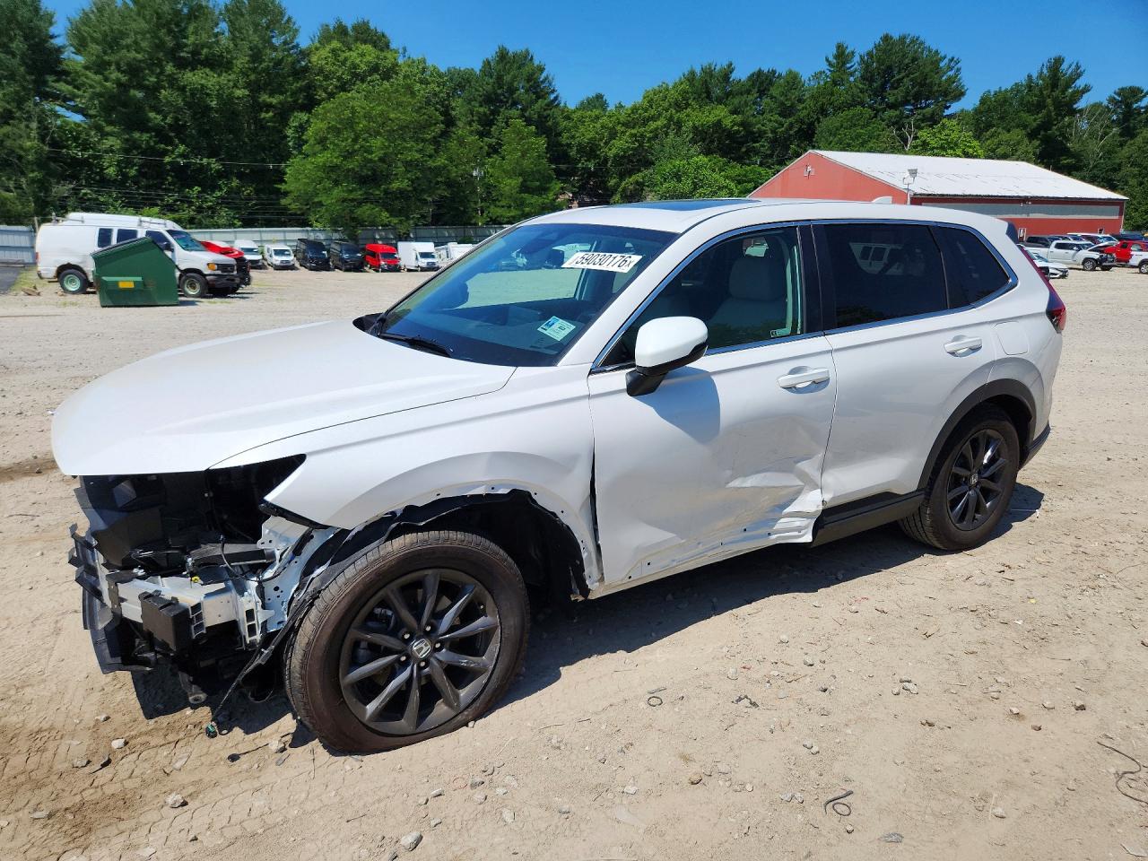 2026 Honda Cr-v Exl White vin: 2HKRS4H79TH453616