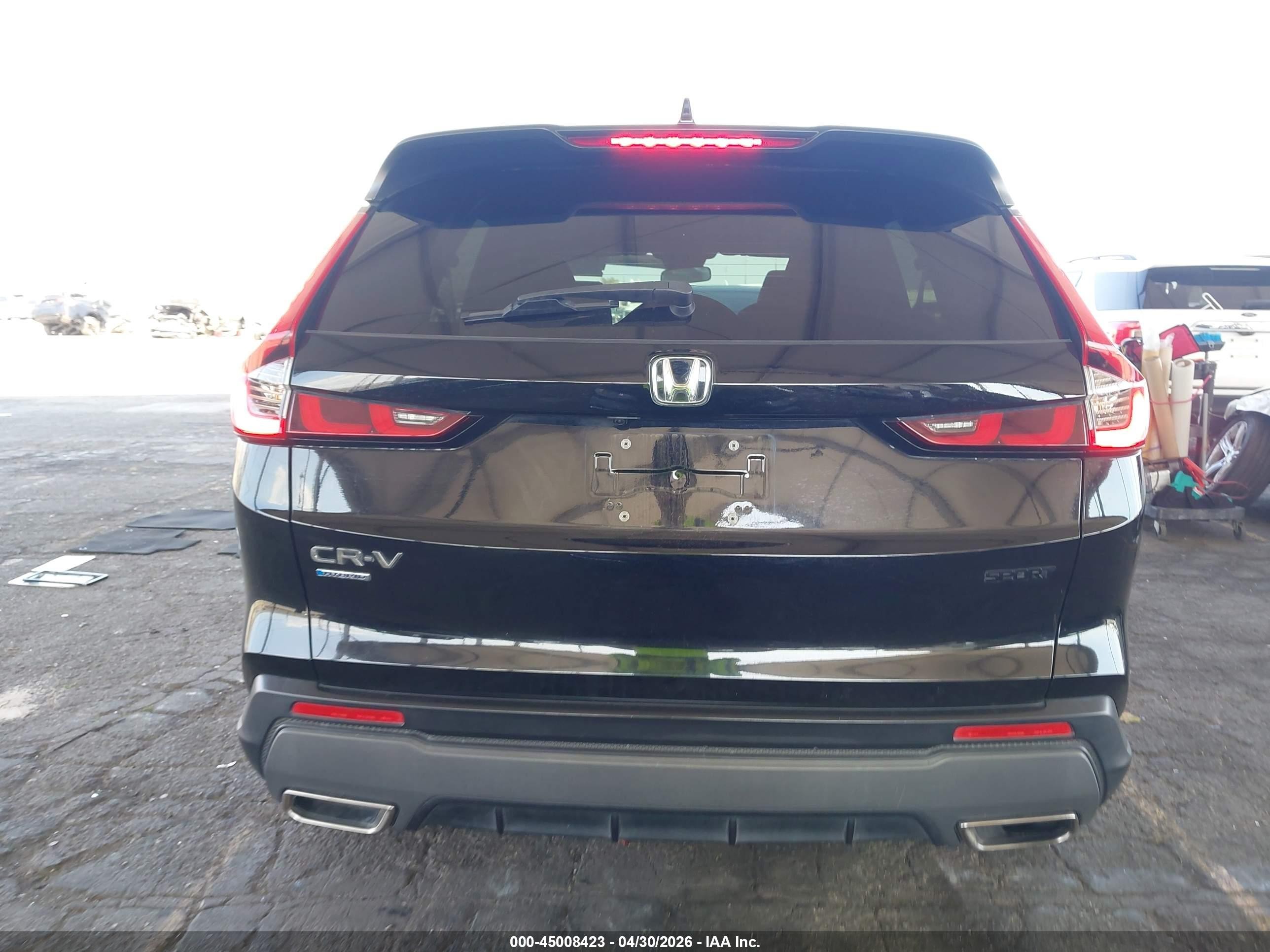 2023 Honda Cr-v Hybrid Sport Черный vin: 2HKRS5H59PH704337