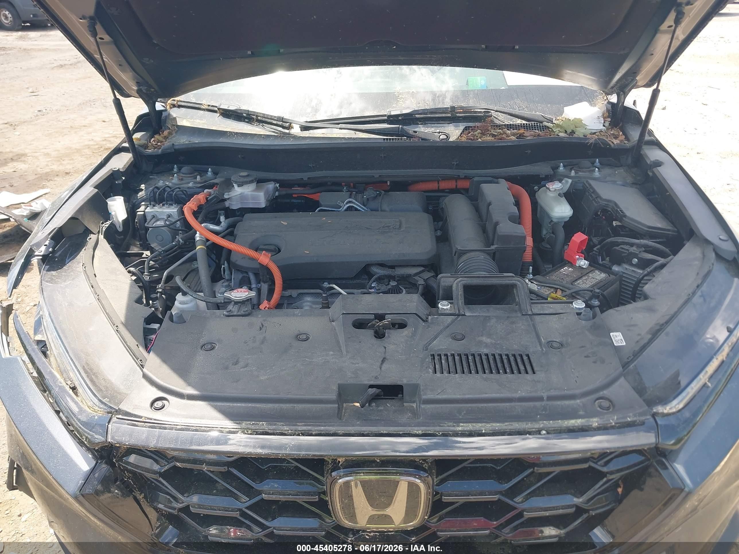 2024 Honda Cr-v Hybrid Sport-l Blue vin: 2HKRS6H82RH807392