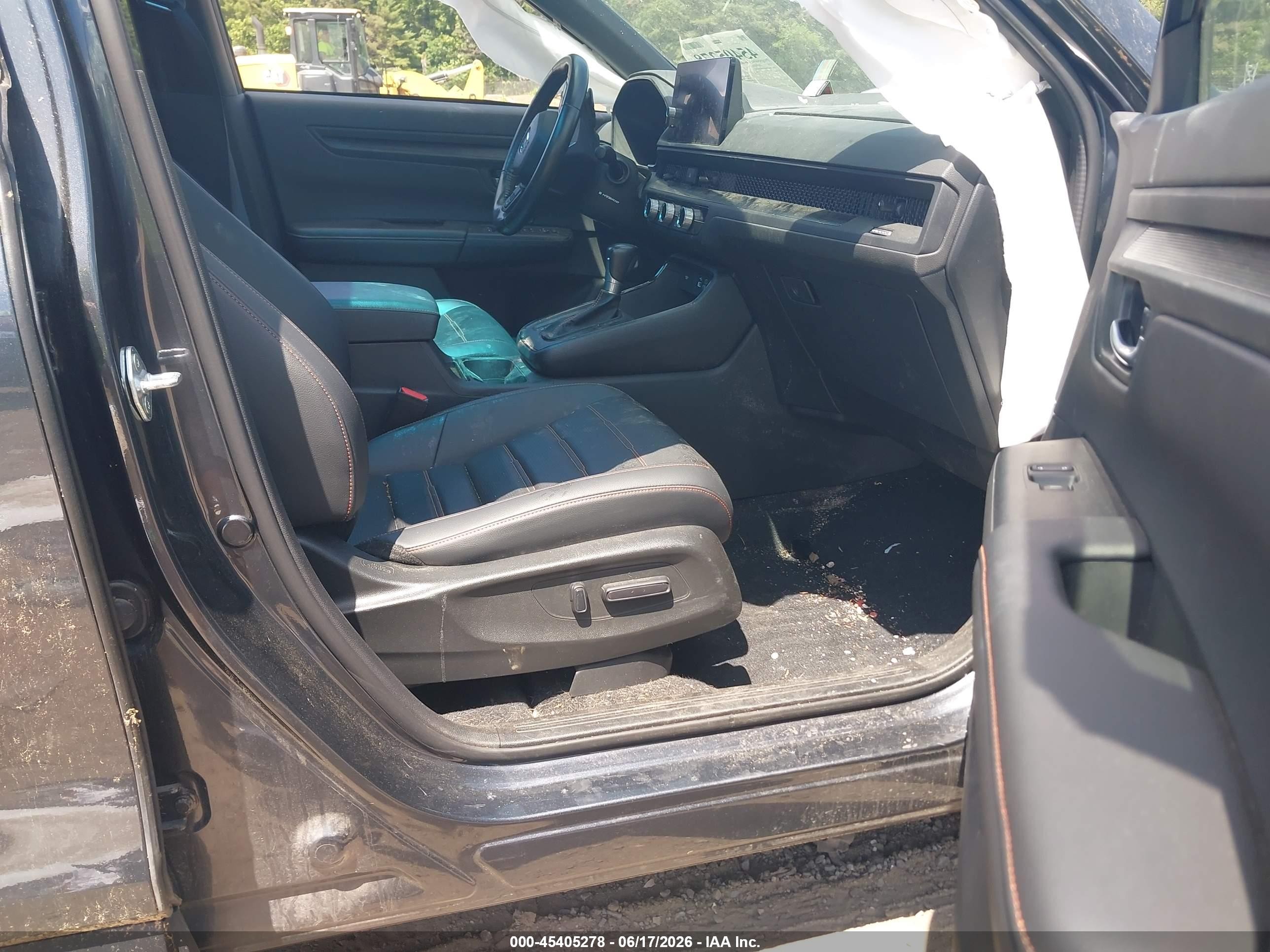 2024 Honda Cr-v Hybrid Sport-l Blue vin: 2HKRS6H82RH807392