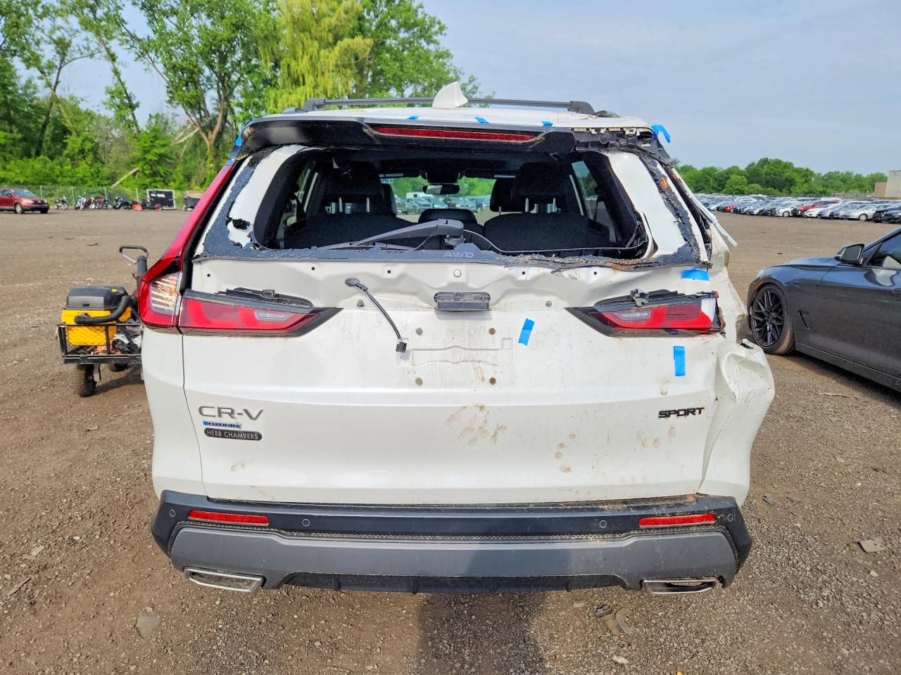 2024 Honda Cr-v Sport-l Белый vin: 2HKRS6H87RH803290