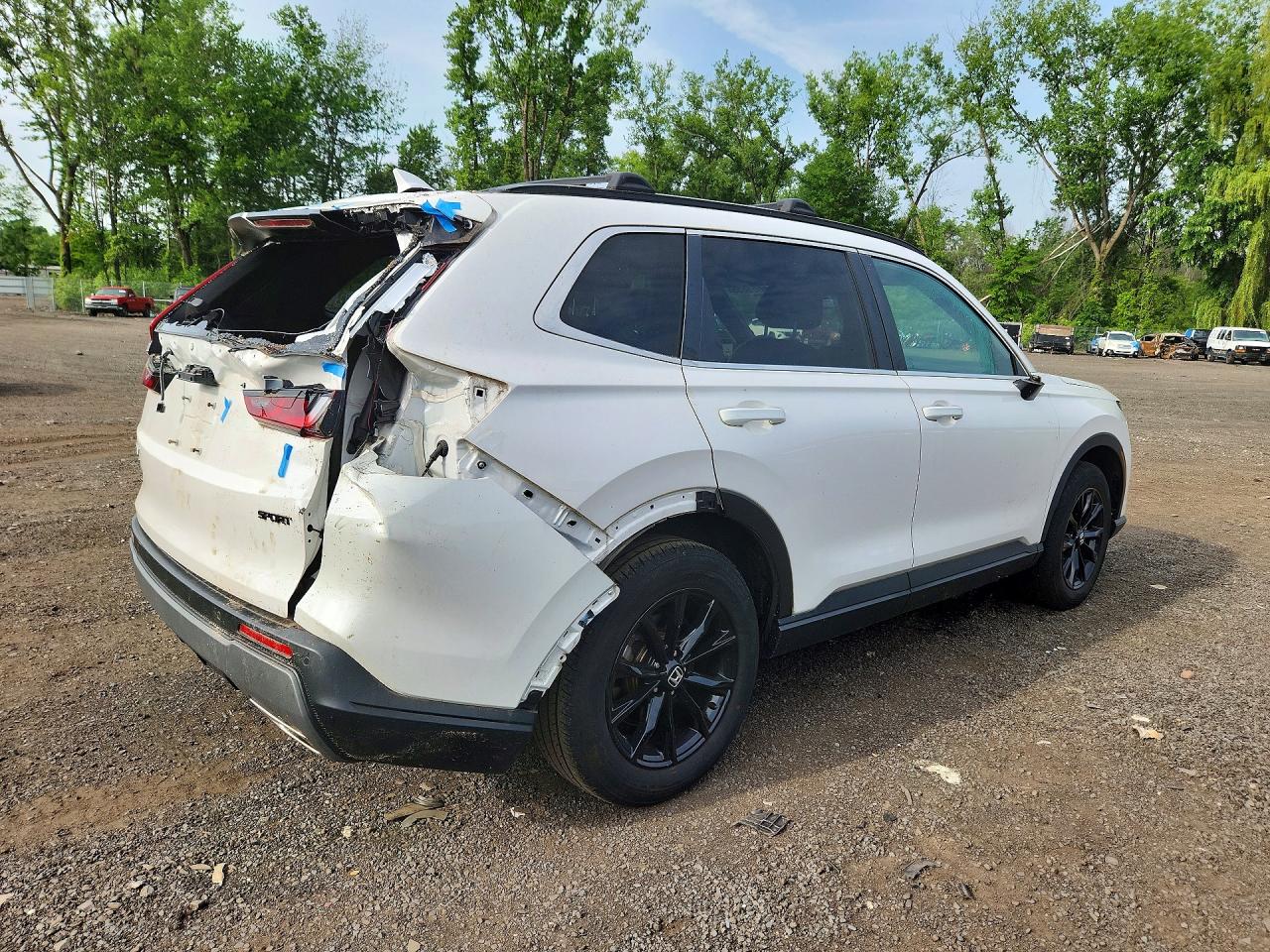 2024 Honda Cr-v Sport-l Белый vin: 2HKRS6H87RH803290