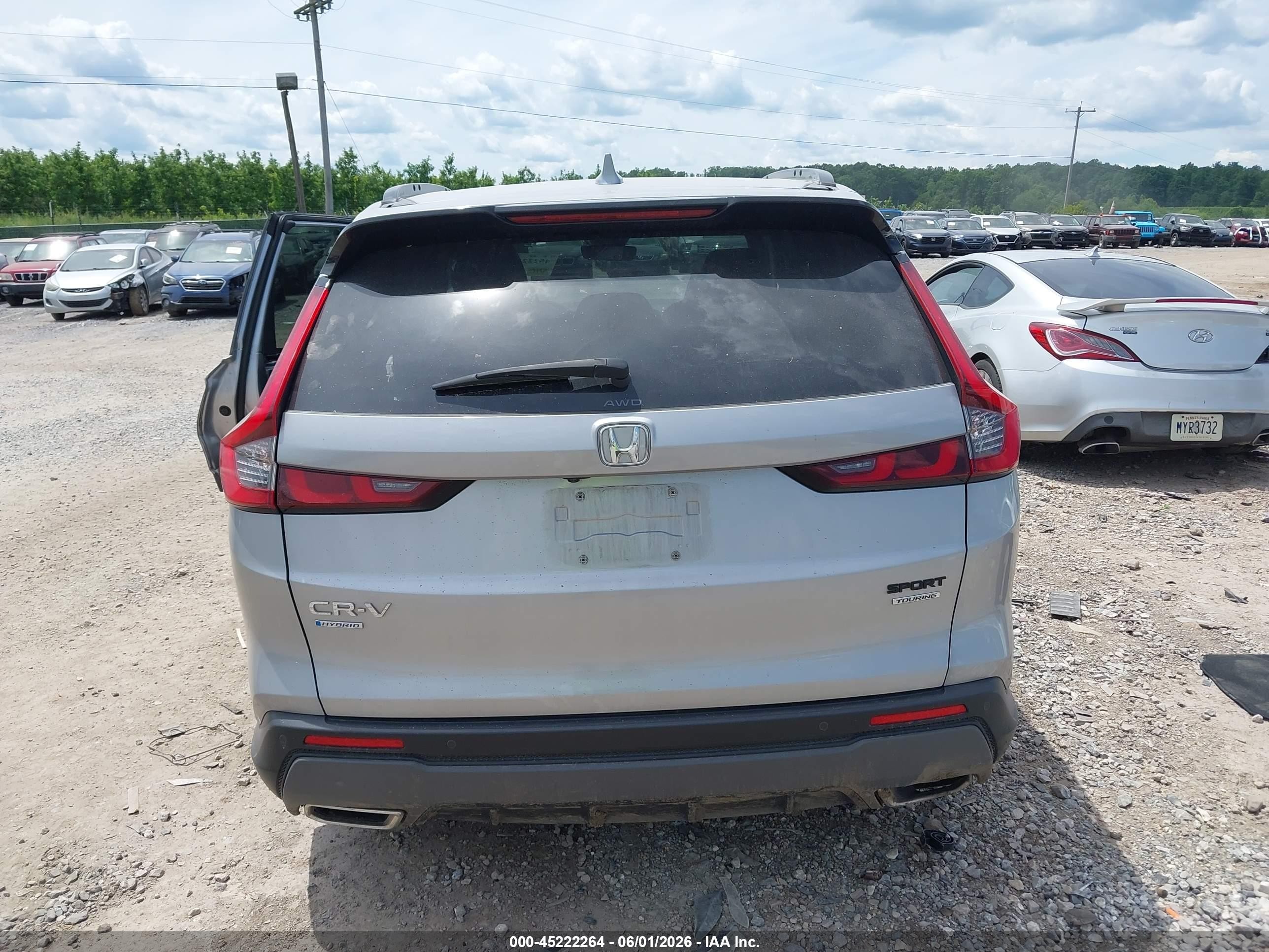 2023 Honda Cr-v Hybrid Sport Touring Серебряный vin: 2HKRS6H90PH807333