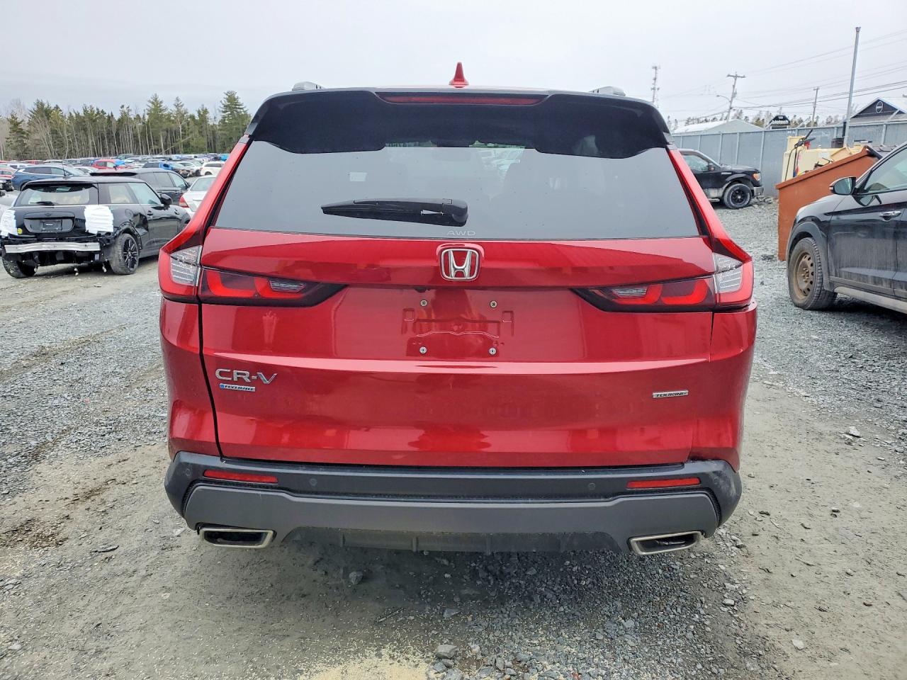 2024 Honda Cr-v Sport Touring Red vin: 2HKRS6H95RH211878