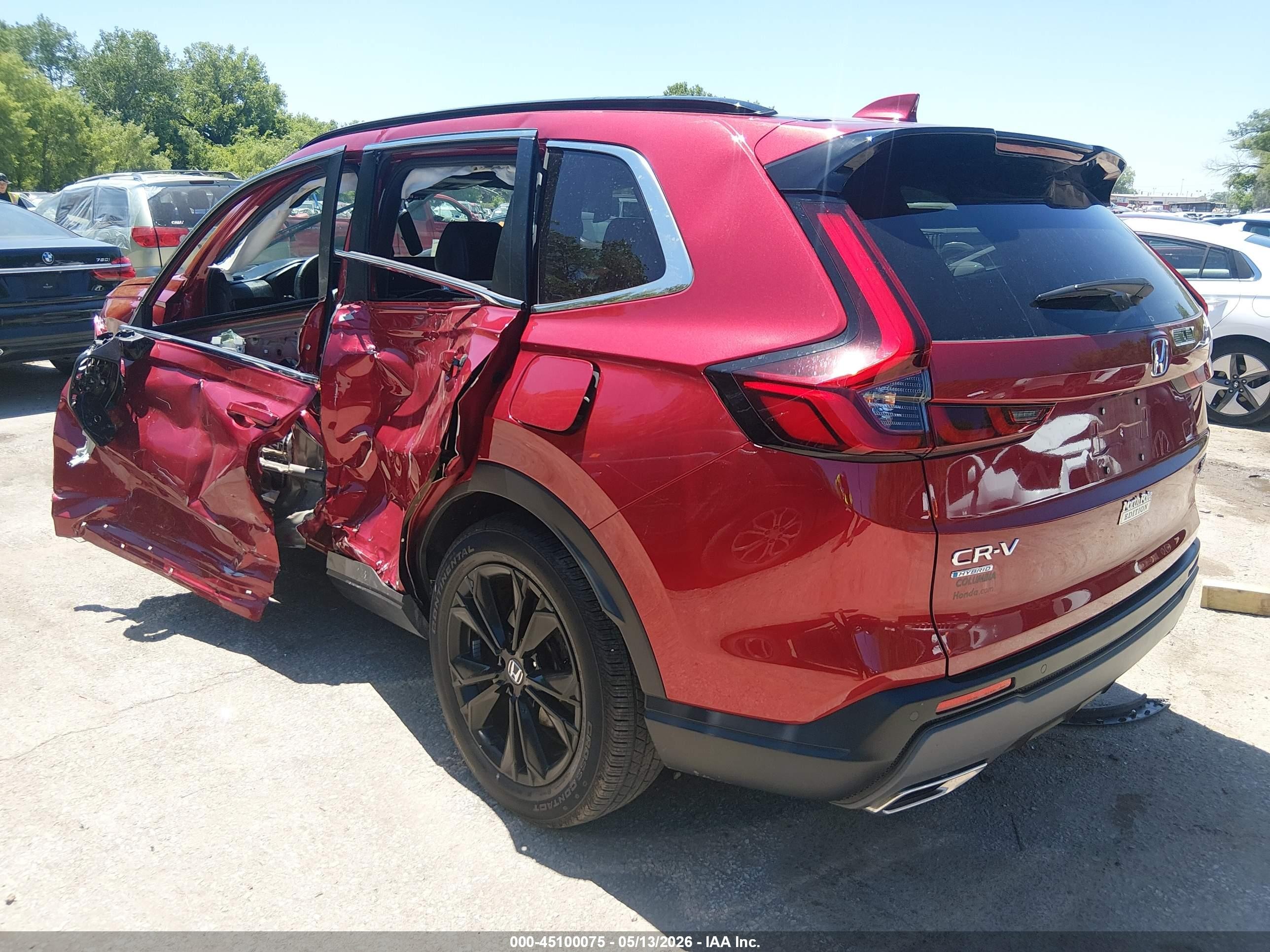 2025 Honda Cr-v Hybrid Sport Touring Красный vin: 2HKRS6H97SH812389
