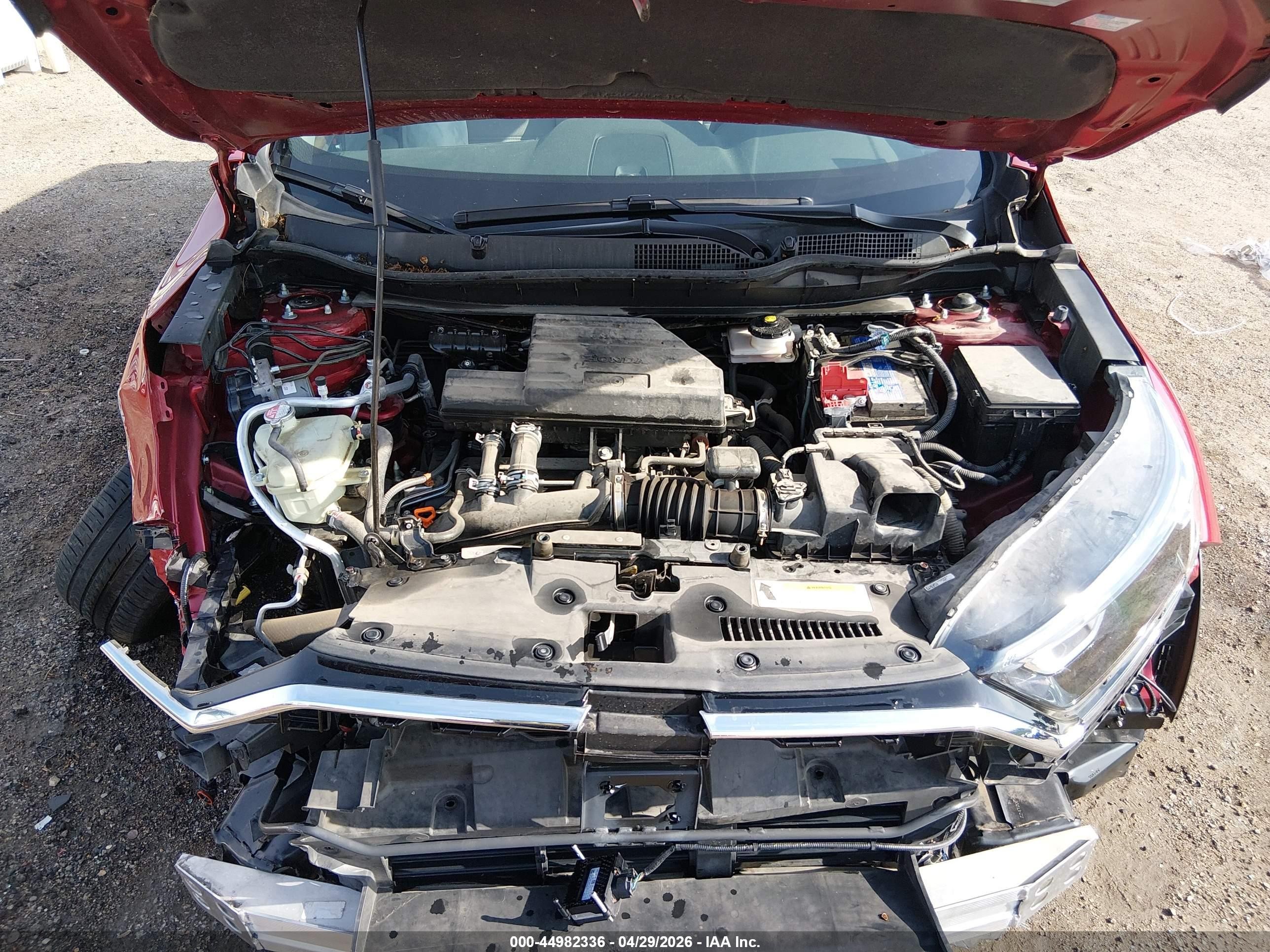 2021 Honda Cr-v 2wd Ex Красный vin: 2HKRW1H50MH420930