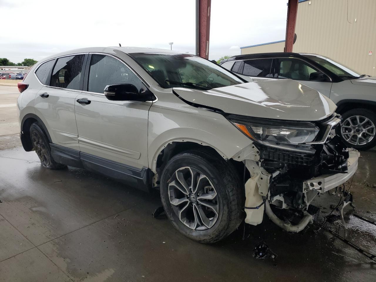 2021 Honda Cr-v Ex Белый vin: 2HKRW1H58MH405222 Damage: Right Front Fender, Dent(S) W/ Paint Dmg, 3 To 4 Inches